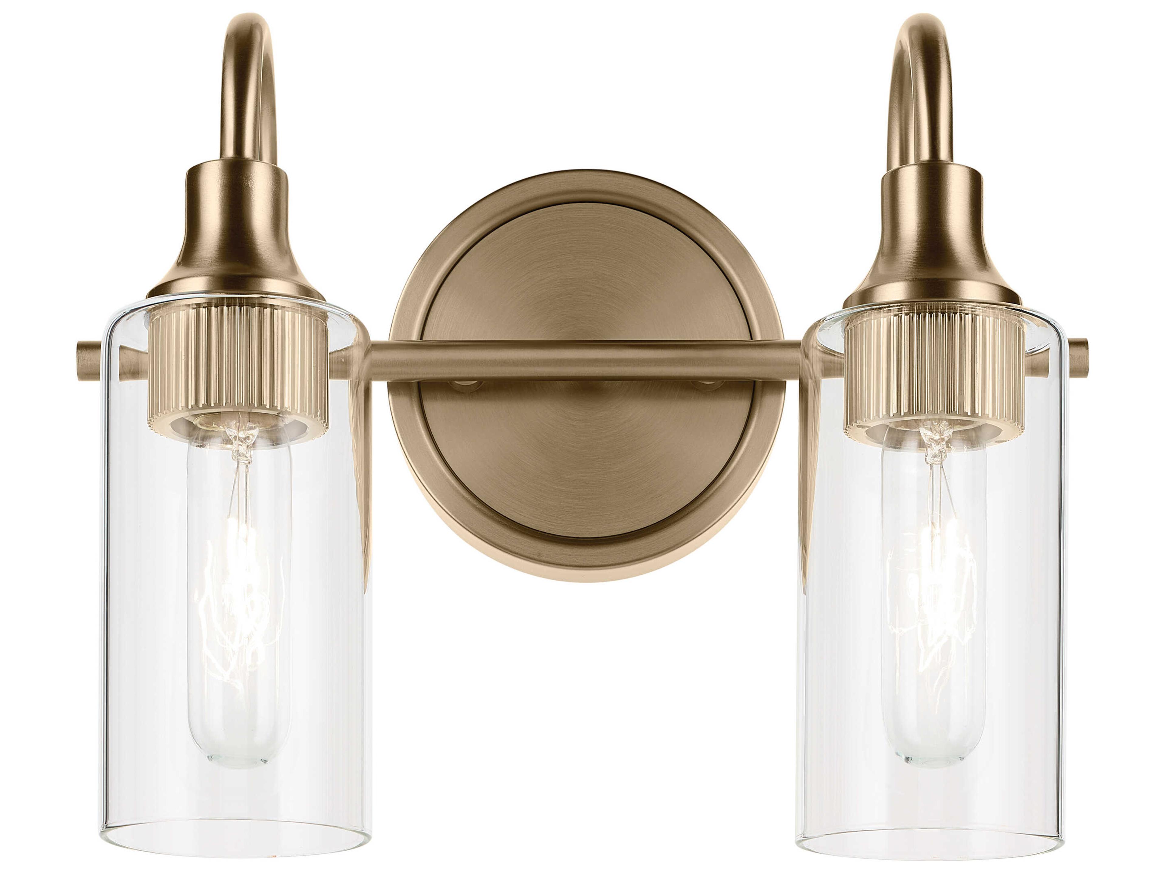 Kichler Kavi 2-Light Champagne Bronze Vanity Light