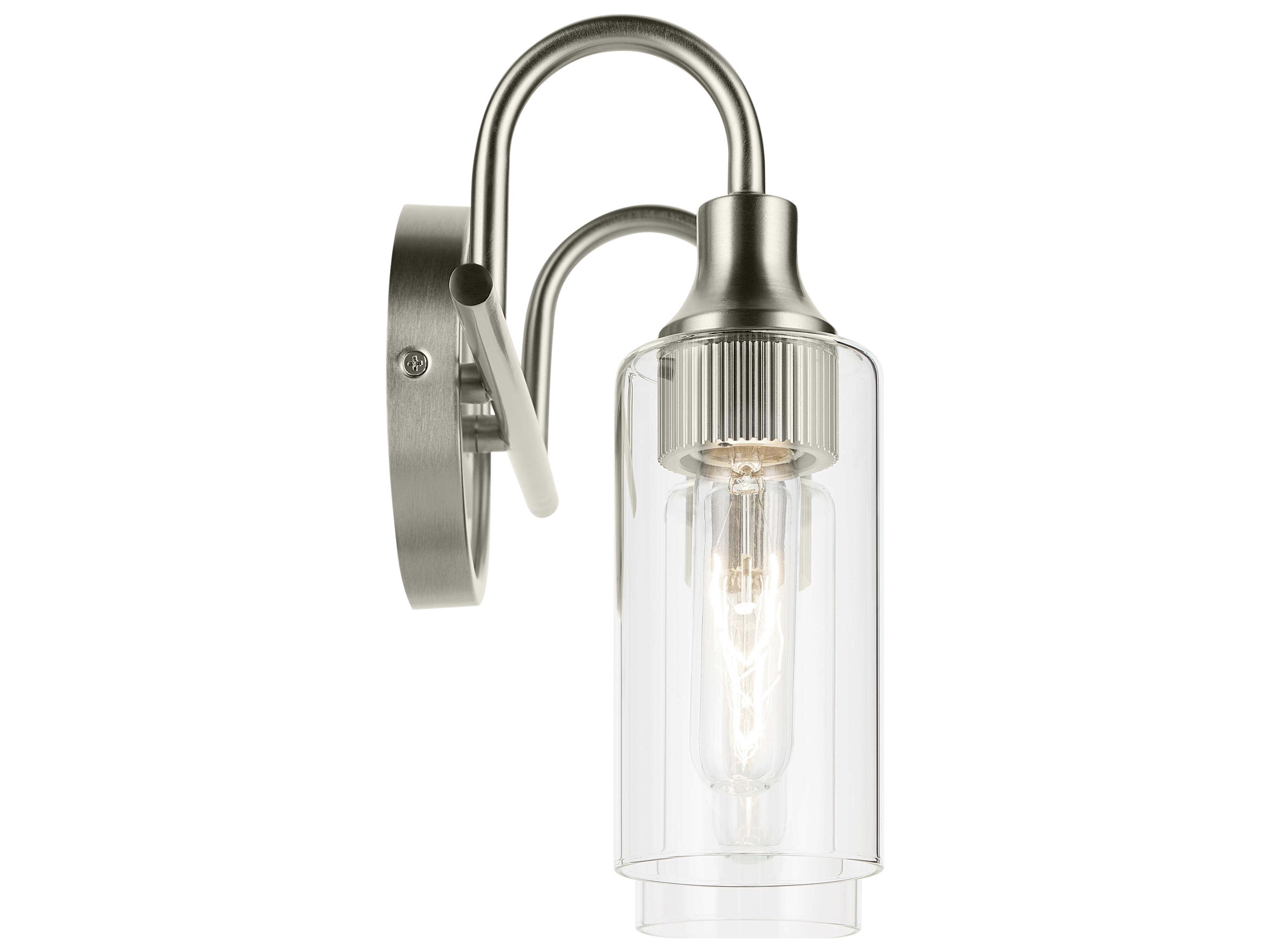 Kichler Kavi 2-Light Brushed Nickel Vanity Light