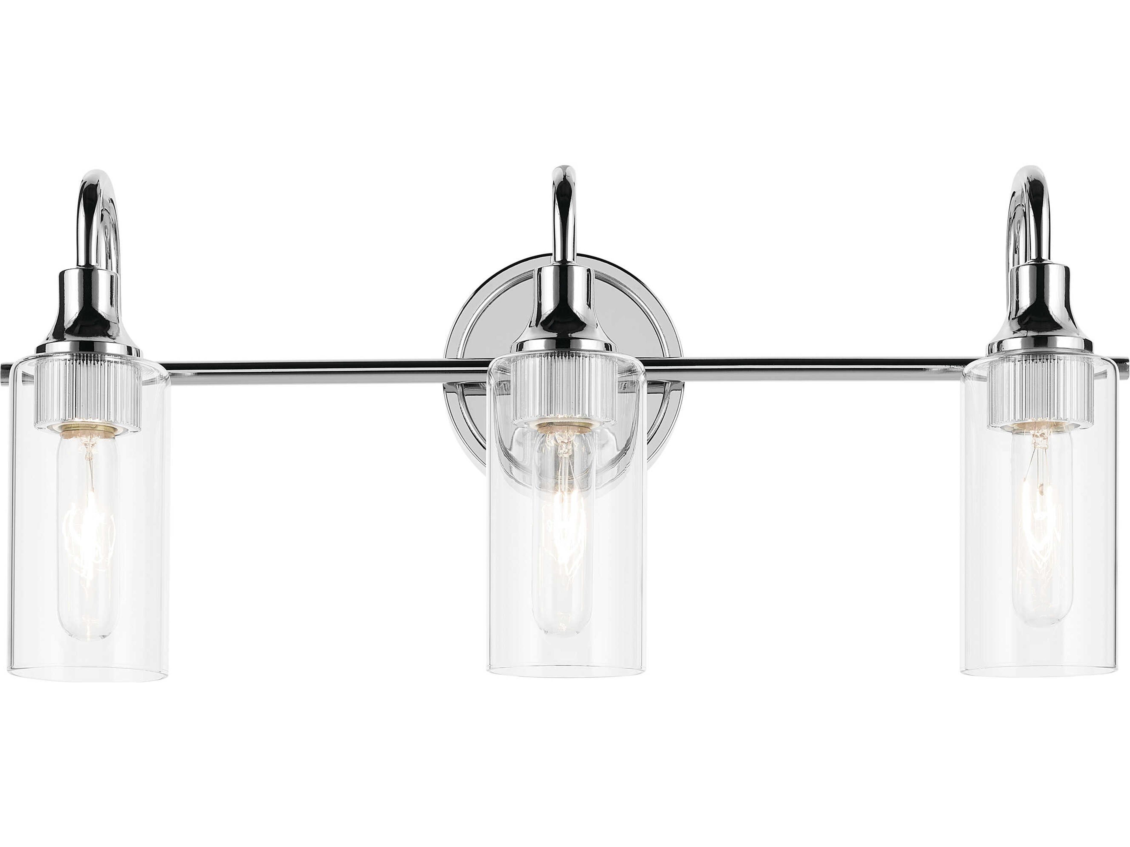 Kichler Kavi 3-Light Chrome Vanity Light