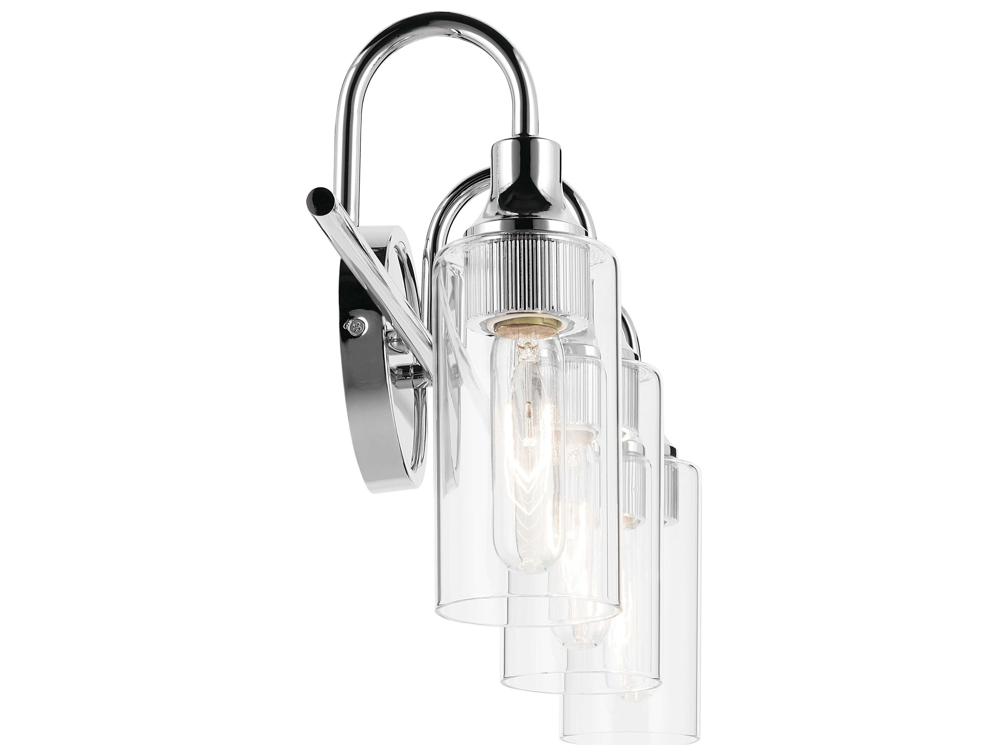 Kichler Kavi 3-Light Chrome Vanity Light