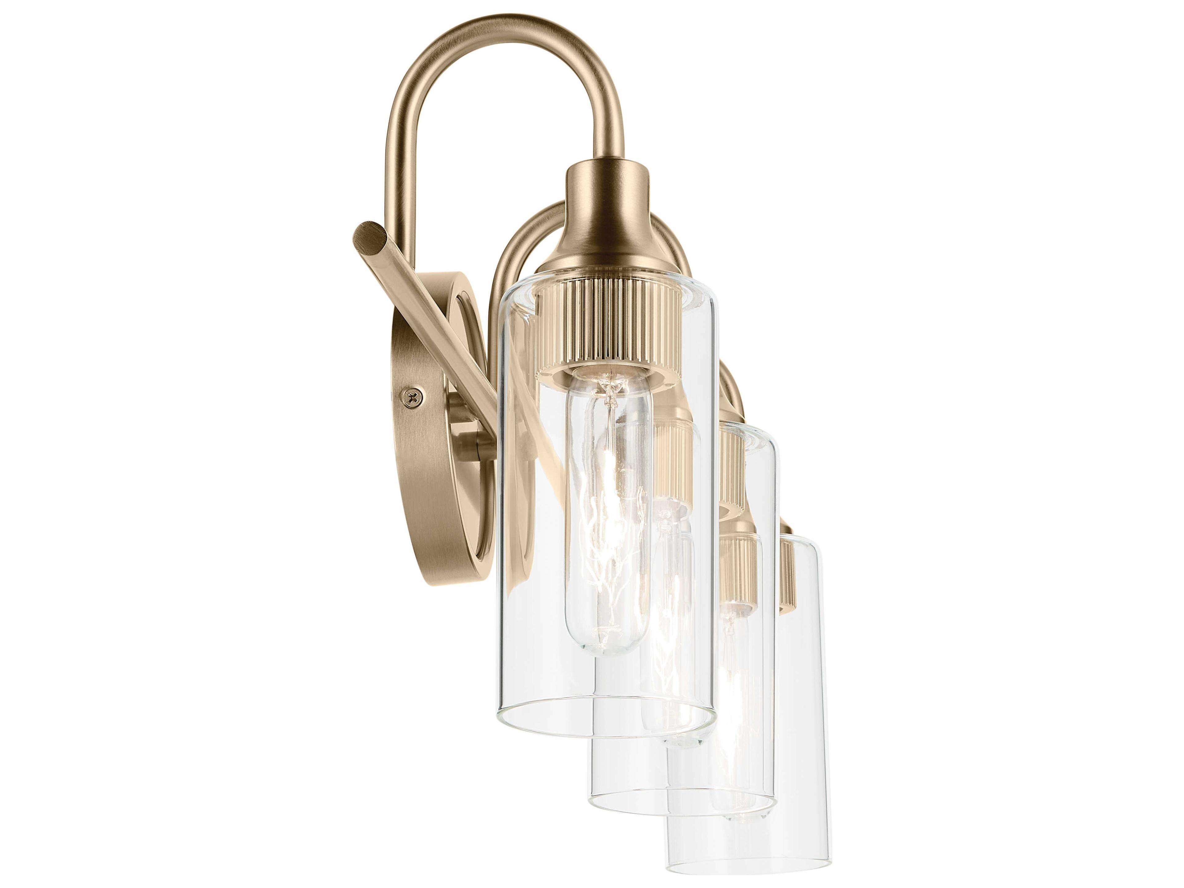 Kichler Kavi 3-Light Champagne Bronze Vanity Light