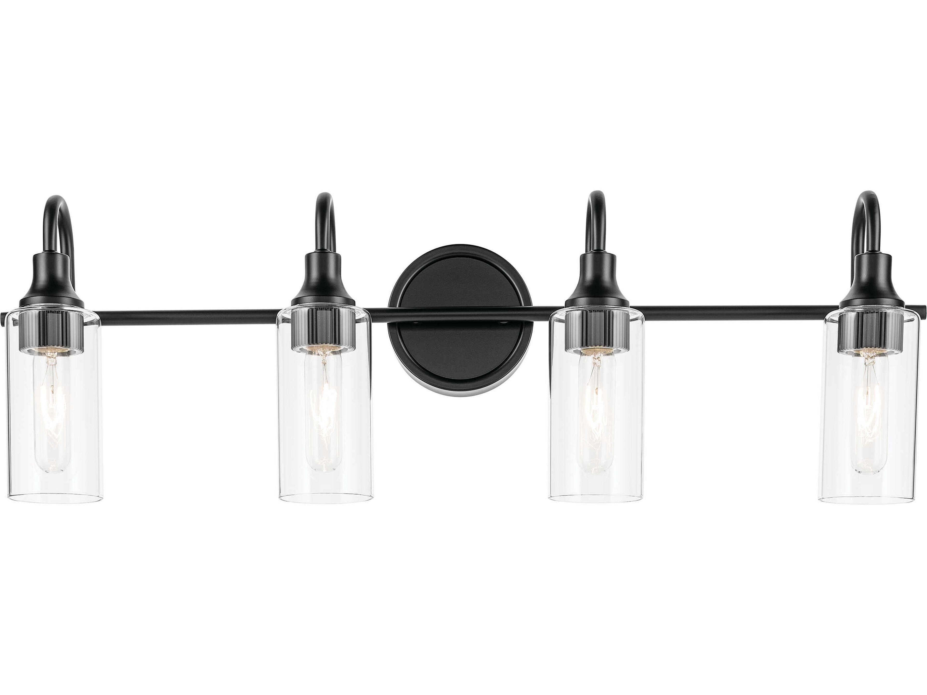 Kichler Kavi 4-Light Black Vanity Light