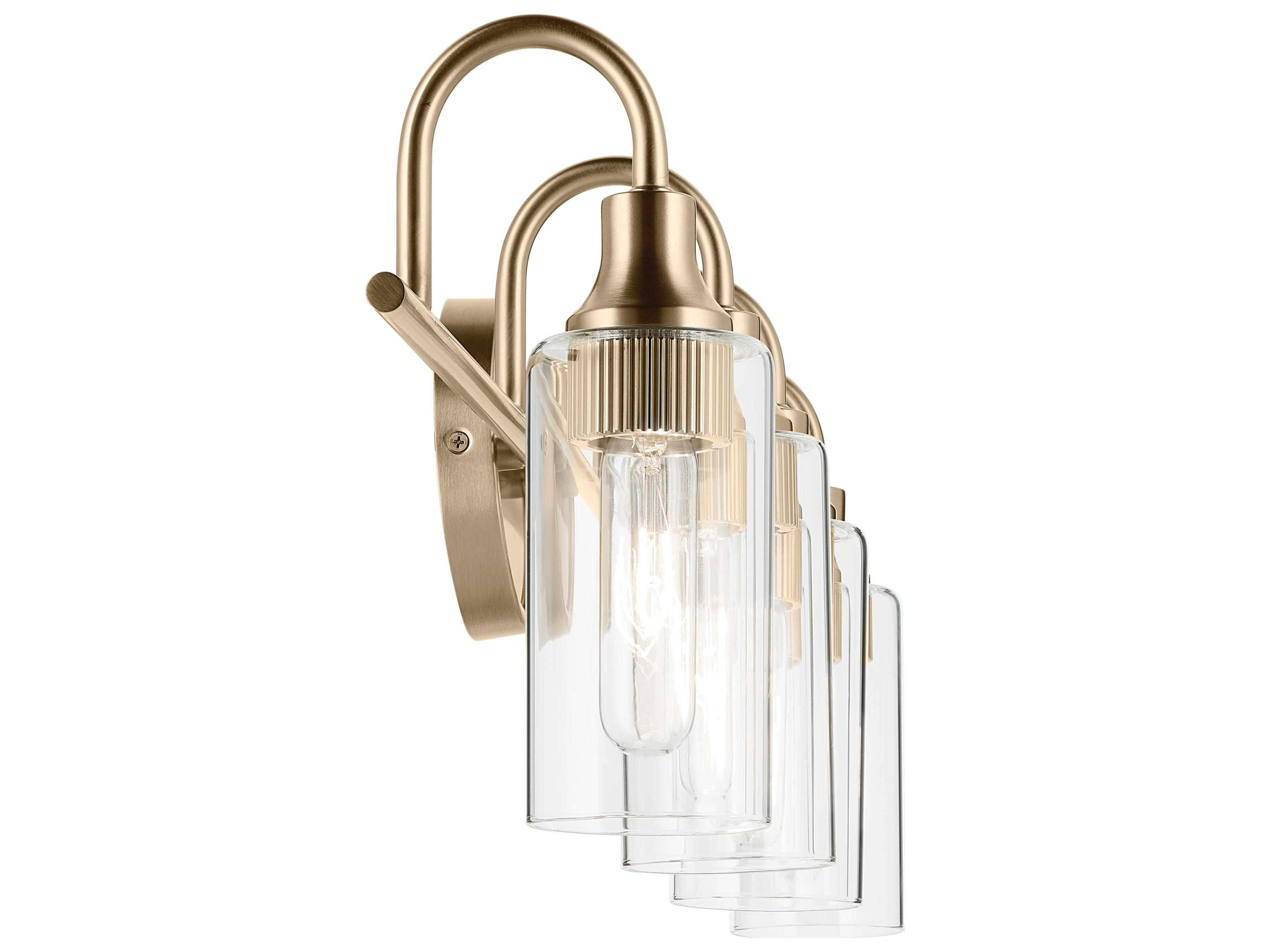 Kichler Kavi 4-Light Champagne Bronze Vanity Light