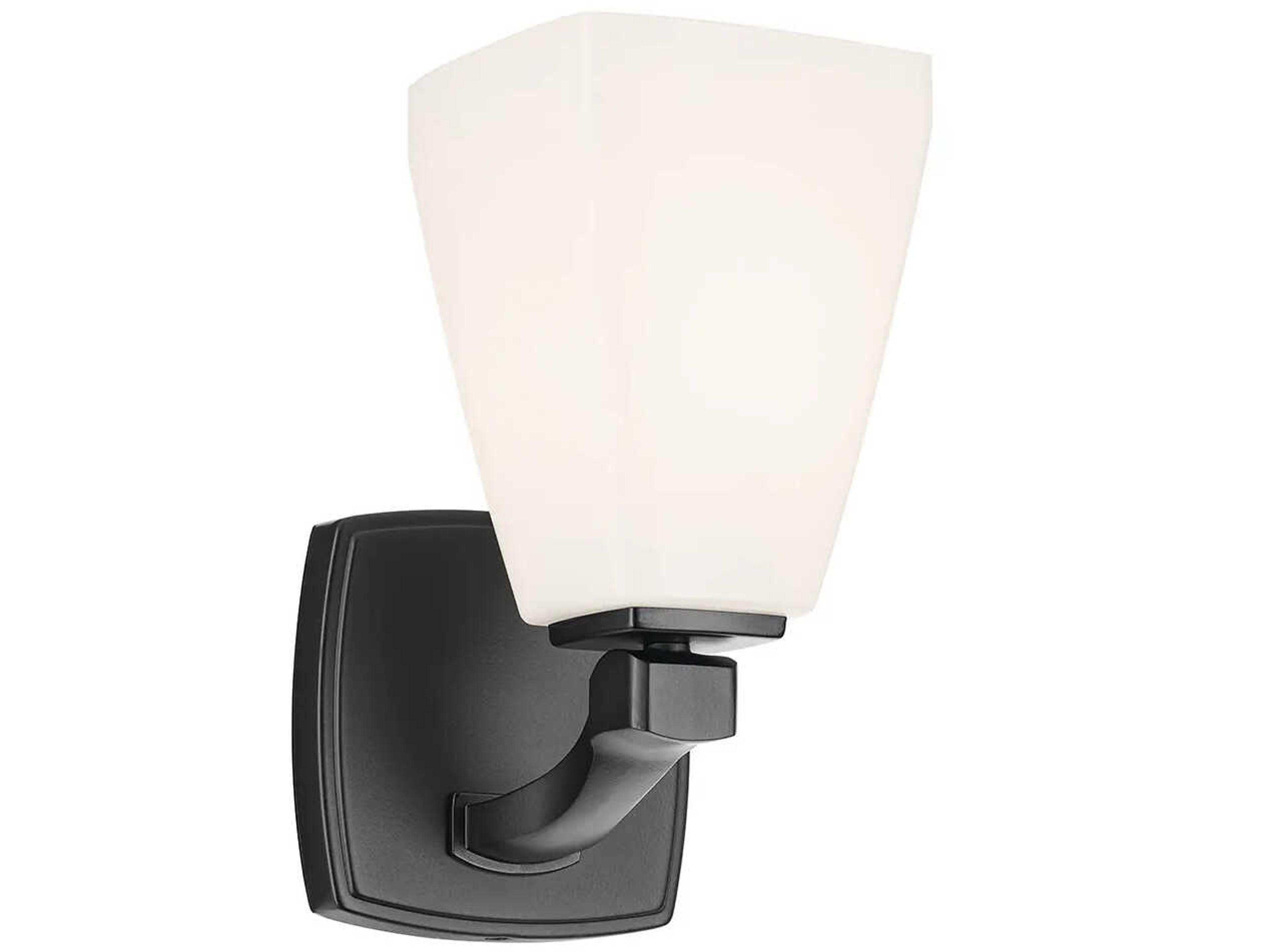 Marant 1-Light Black Wall Sconce