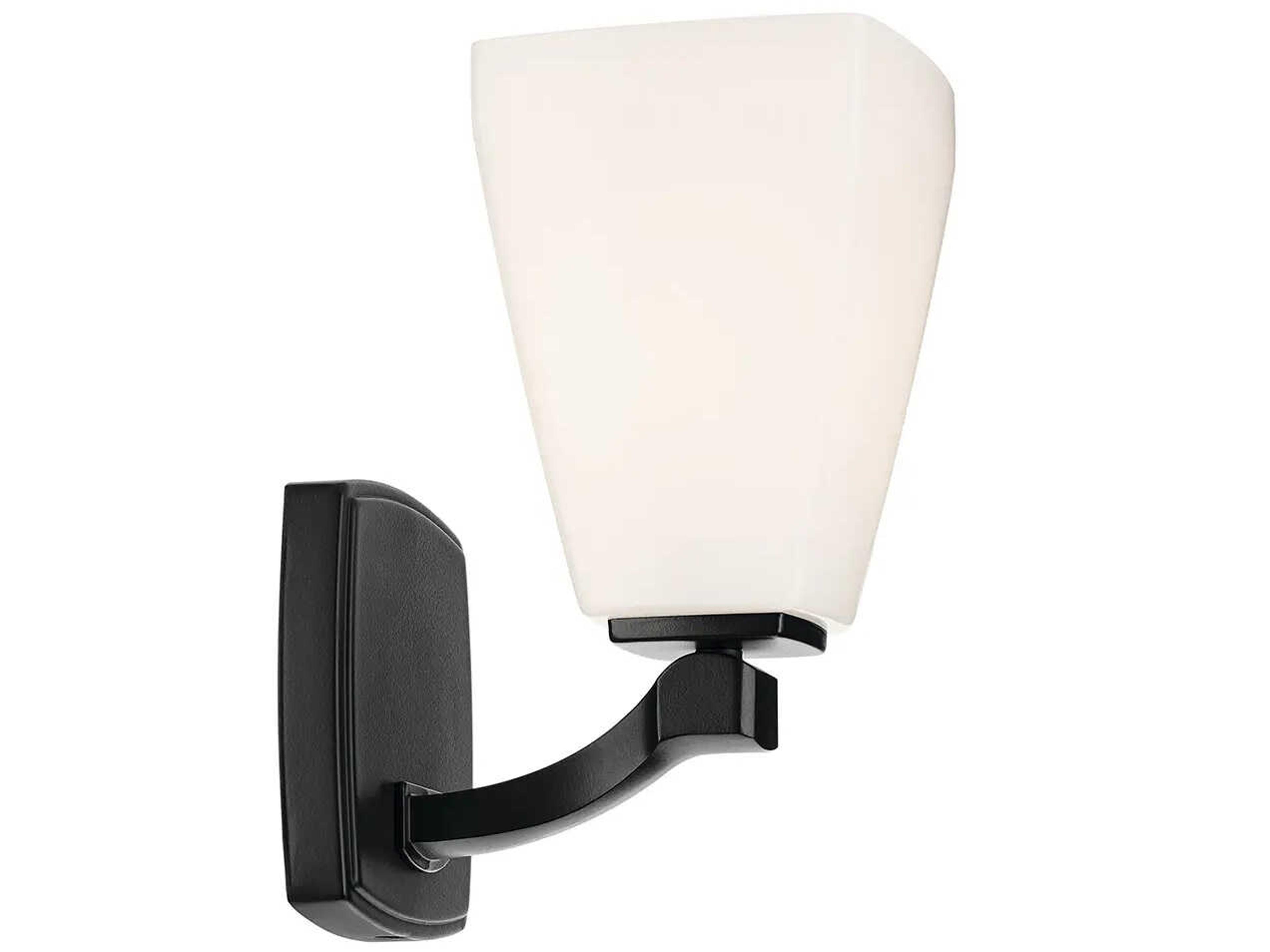 Kichler Marant 1-Light Black Wall Sconce