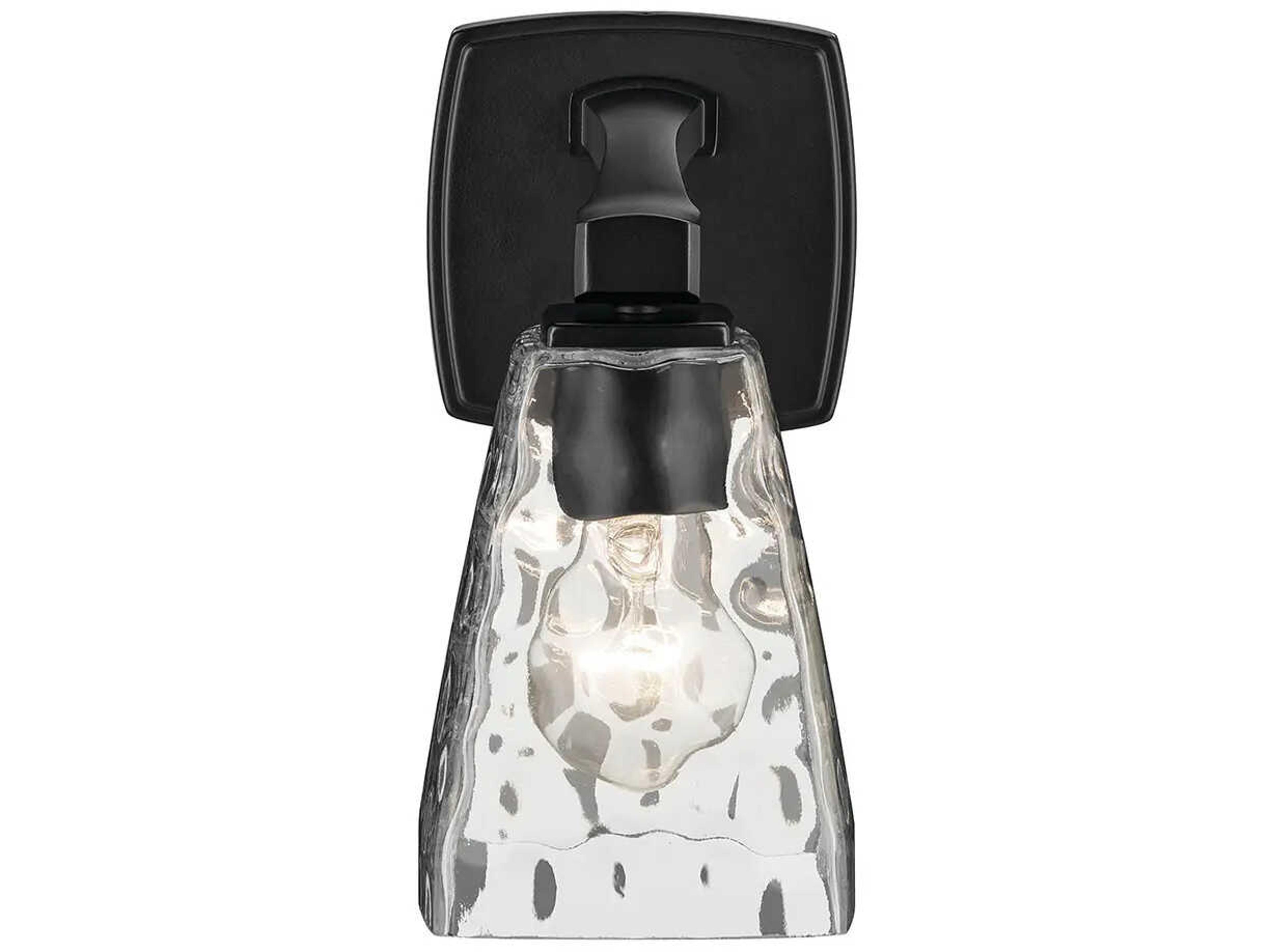 Kichler Marant 1-Light Black Wall Sconce