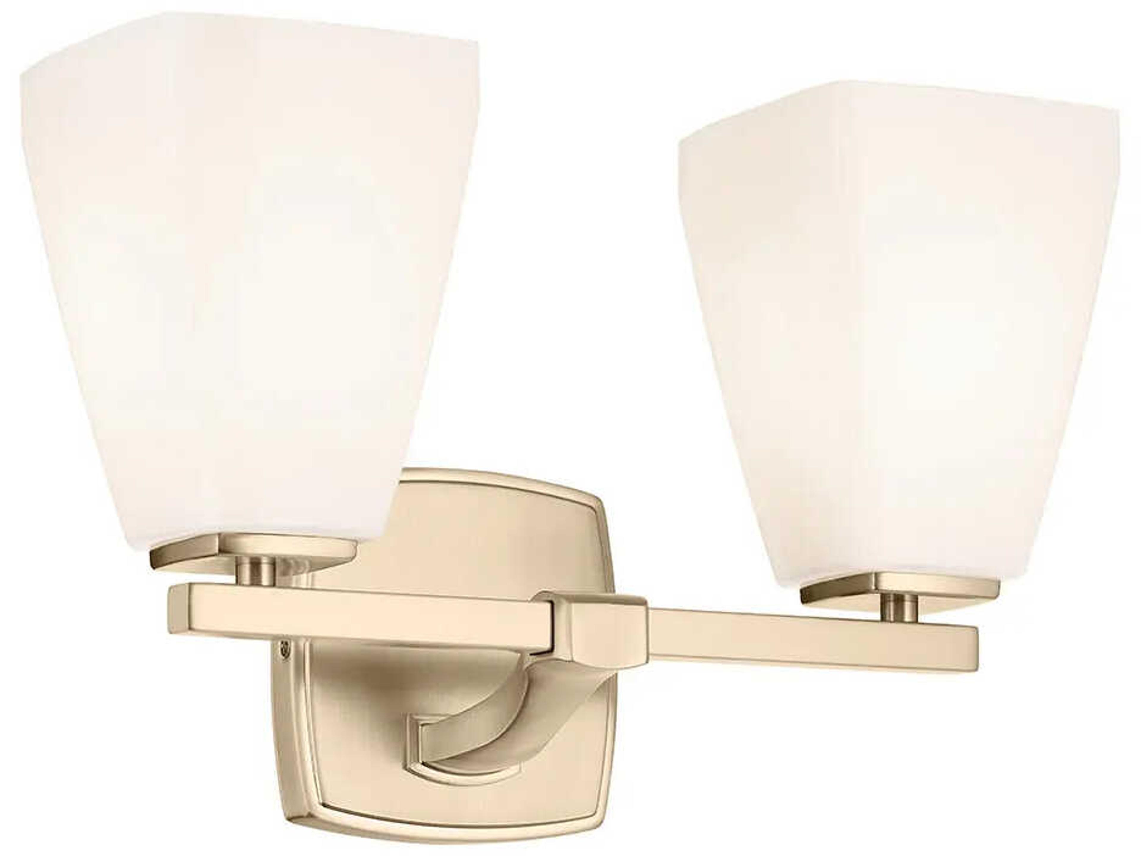 Marant 2-Light Champagne Bronze Vanity Light