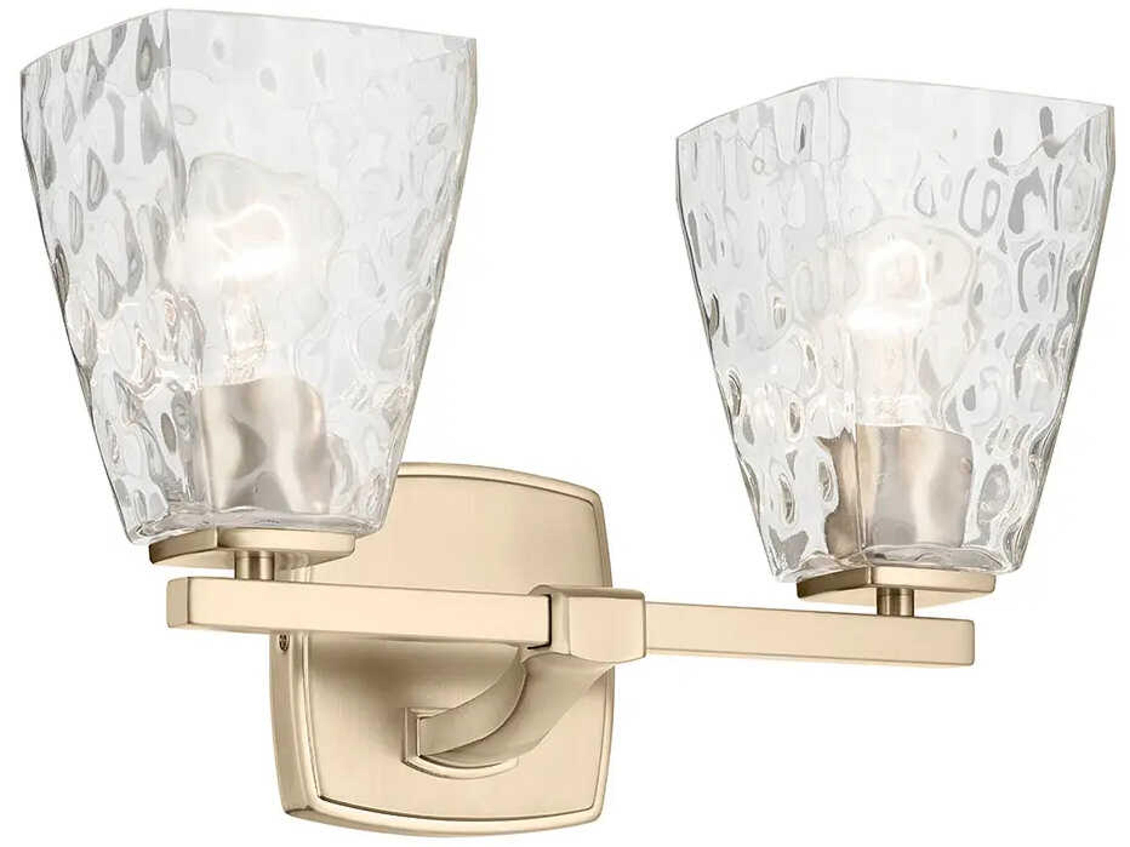 Marant 2-Light Champagne Bronze Vanity Light