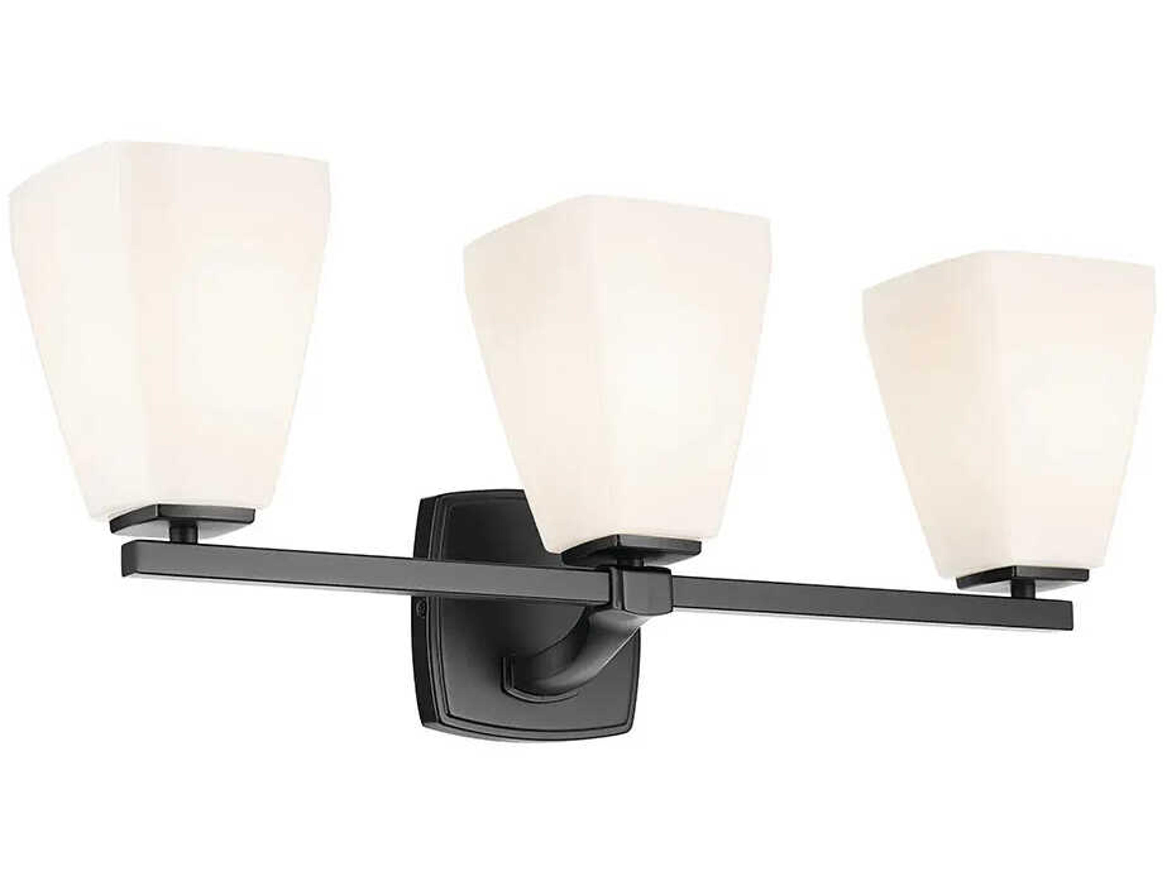 Marant 3-Light Black Vanity Light