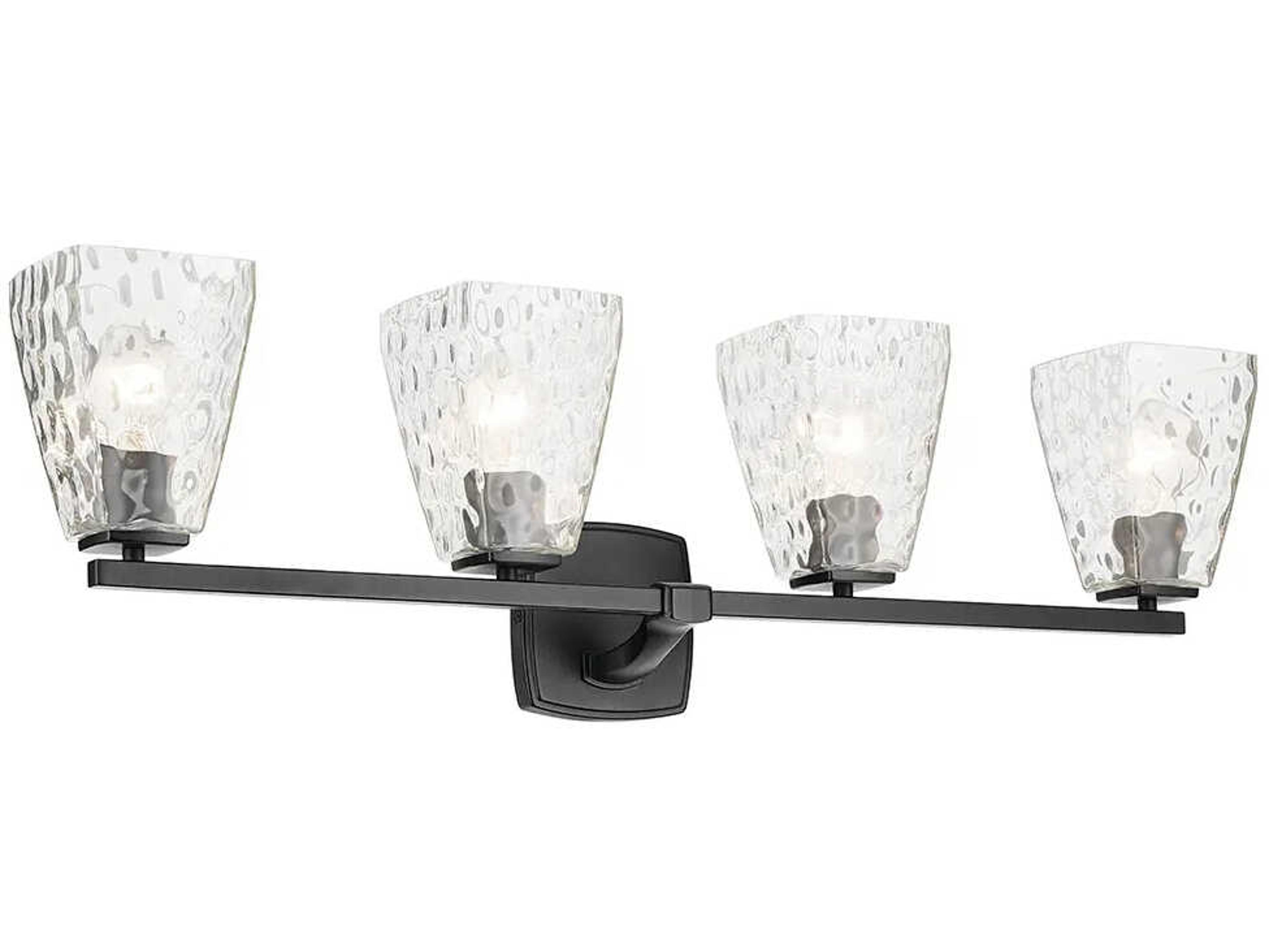 Marant 4-Light Black Vanity Light