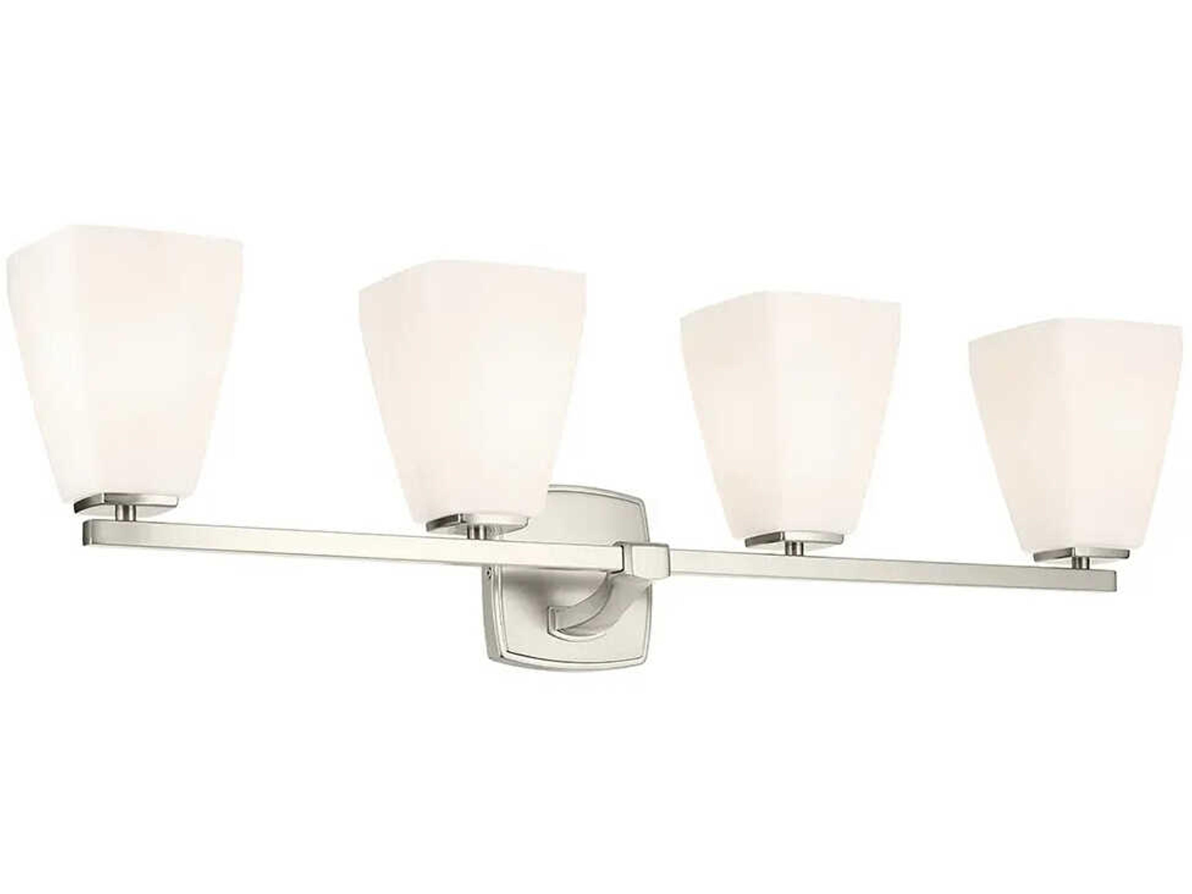 Marant 4-Light Brushed Nickel Vanity Light