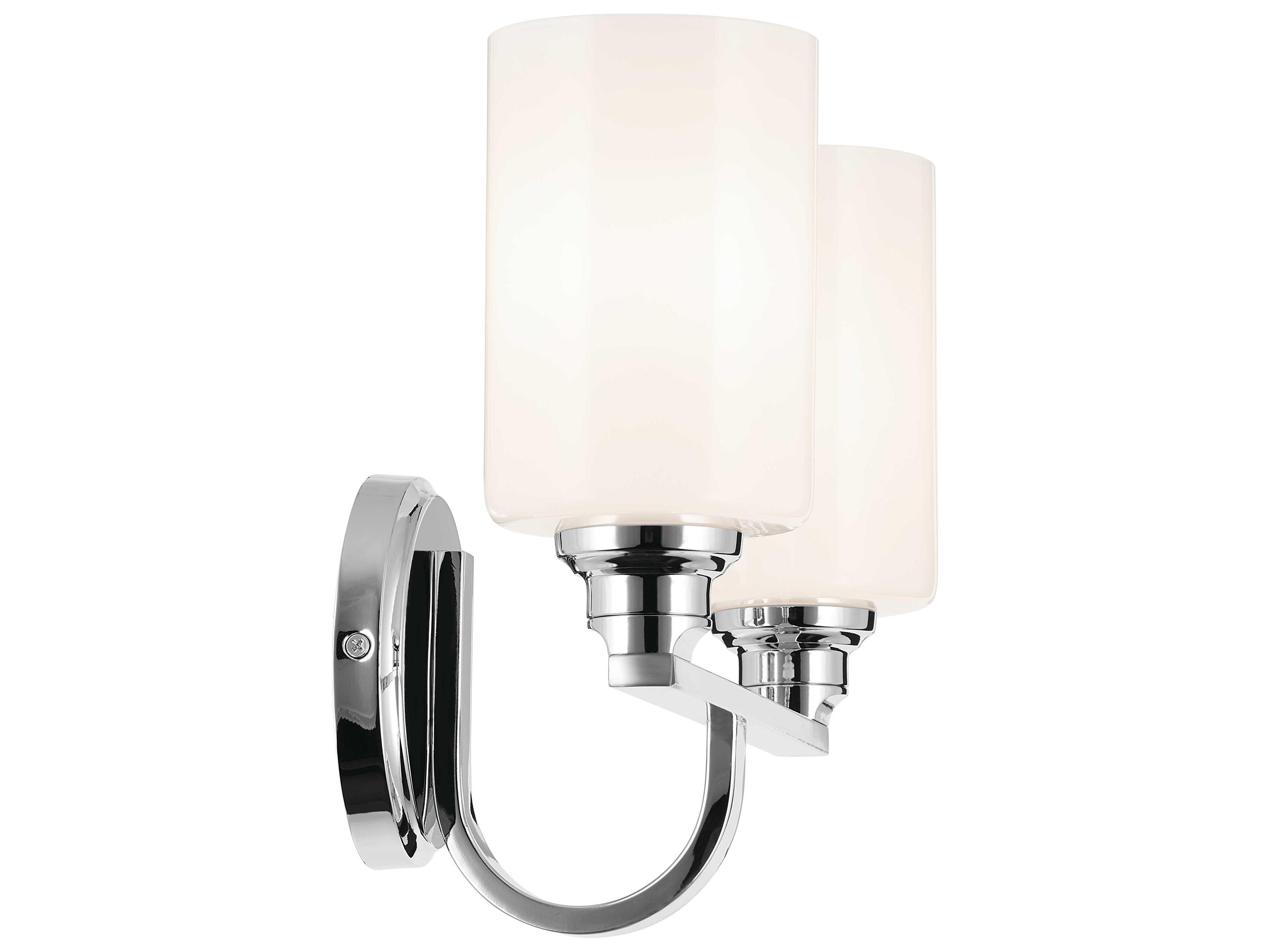 Kichler Gioe 2-Light Chrome Vanity Light