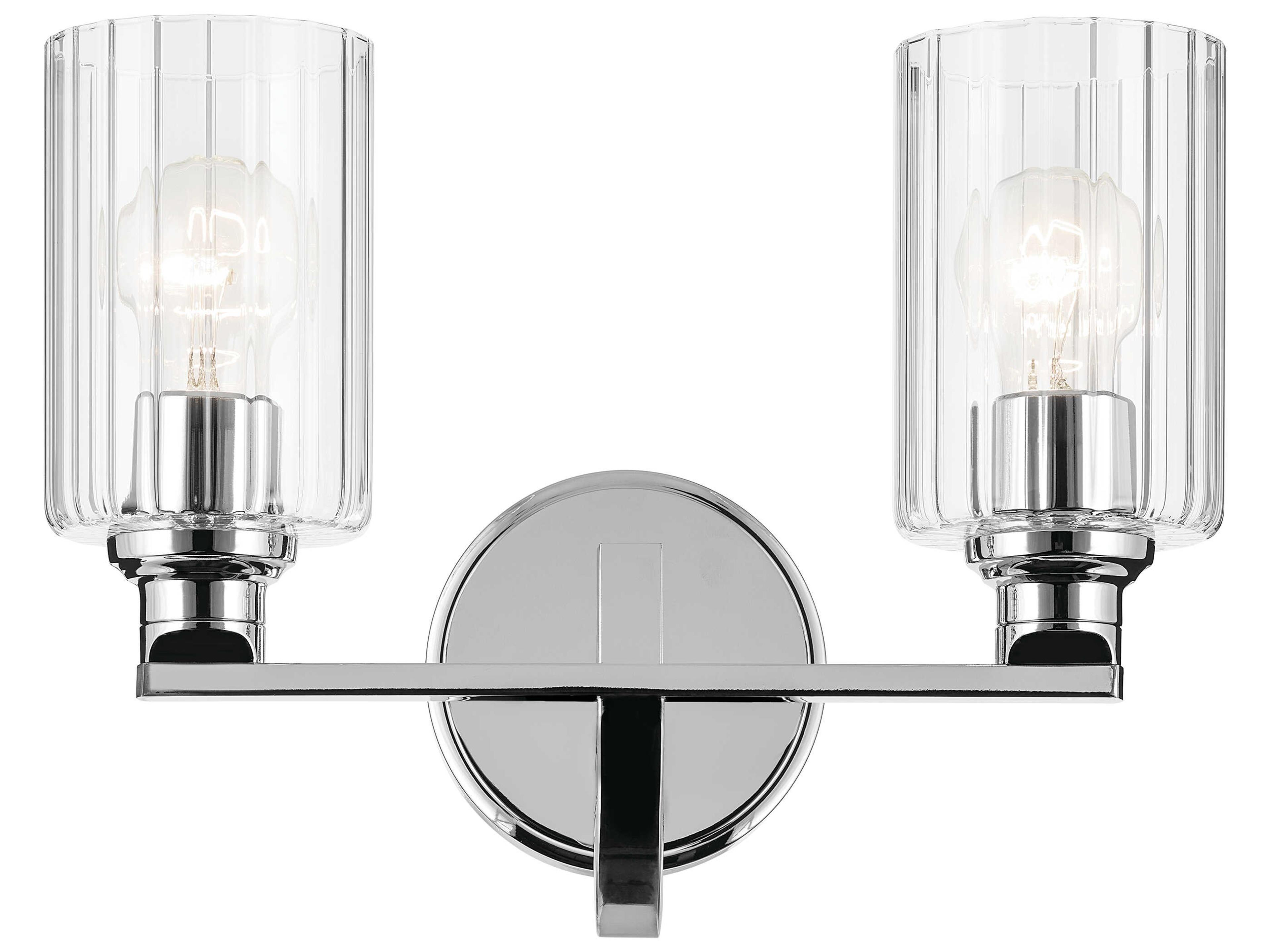 Kichler Gioe 2-Light Chrome Vanity Light