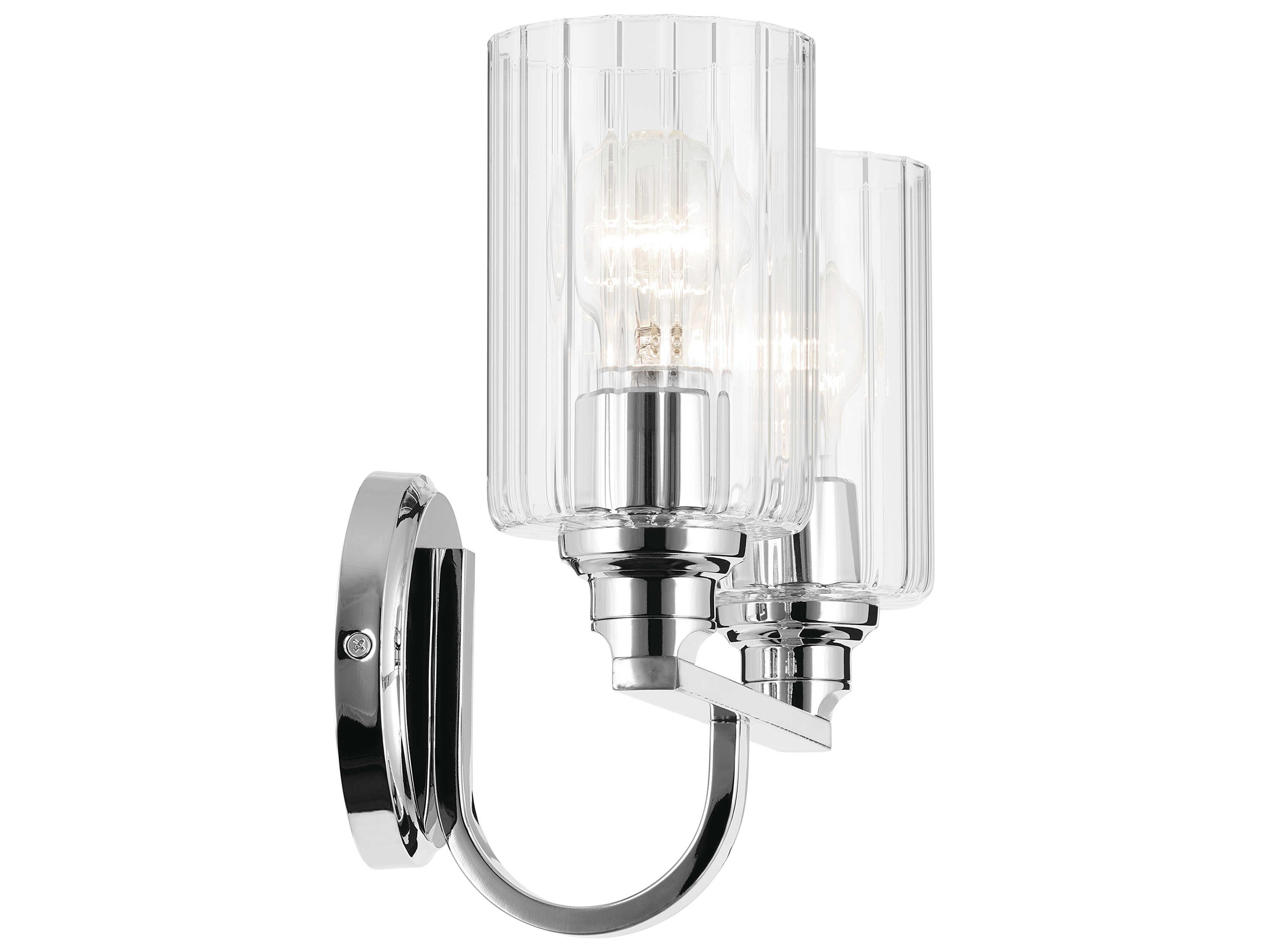 Kichler Gioe 2-Light Chrome Vanity Light