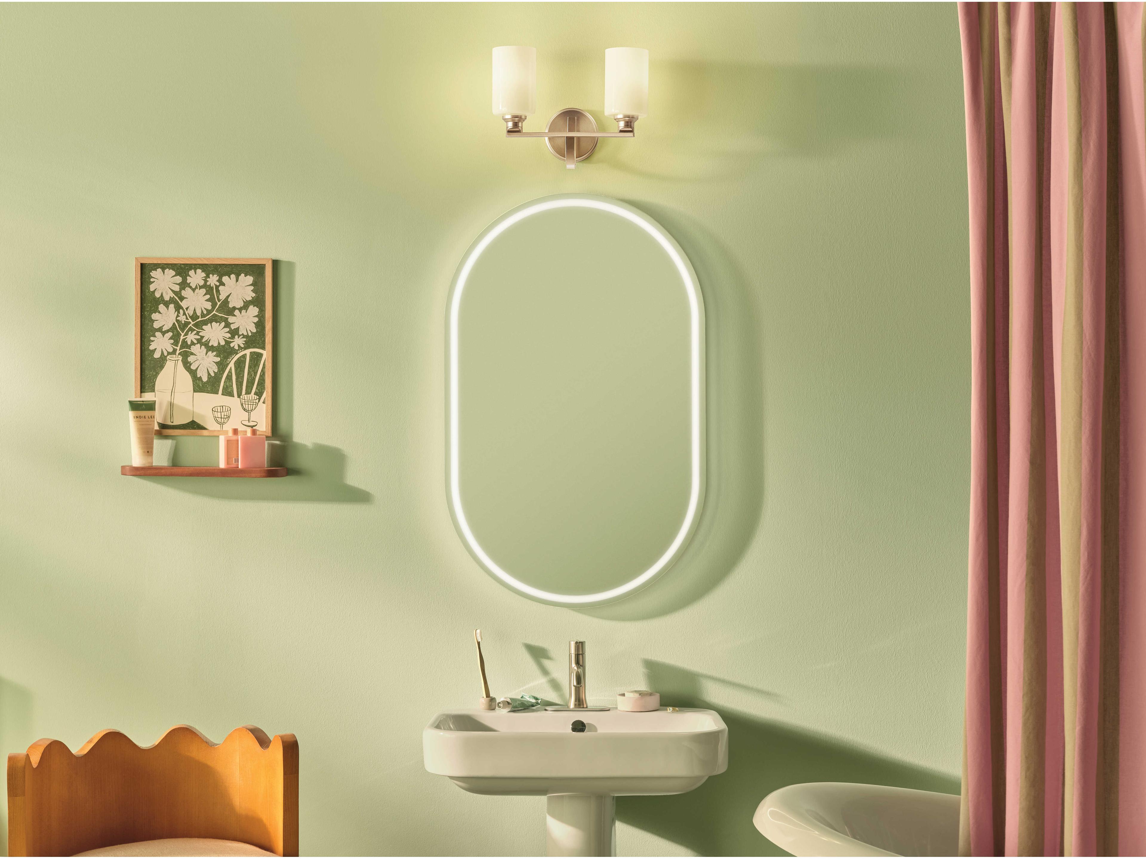 Kichler Gioe 2-Light Champagne Bronze Vanity Light