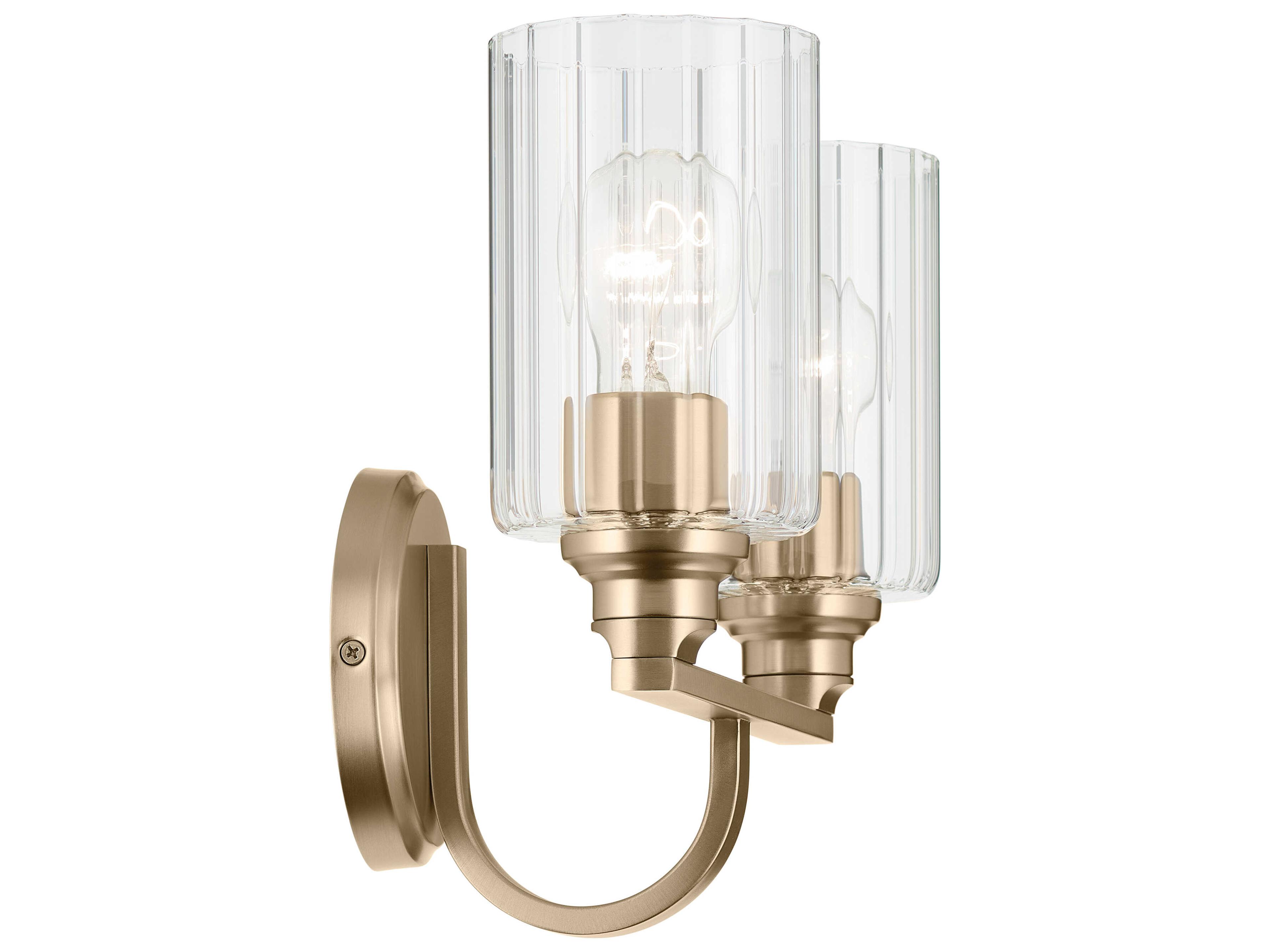 Kichler Gioe 2-Light Champagne Bronze Vanity Light