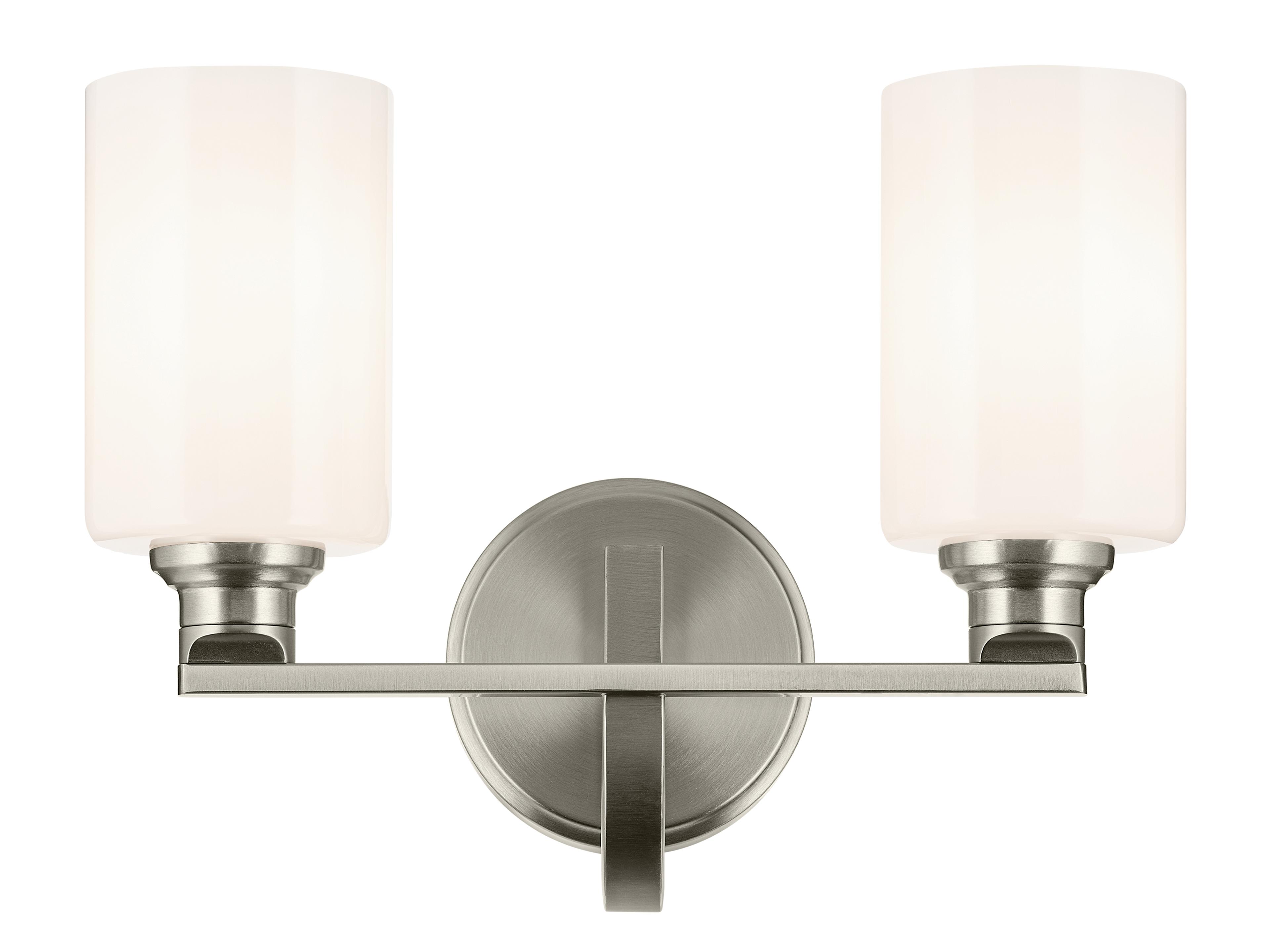 Kichler Gioe 2-Light Brushed Nickel Vanity Light