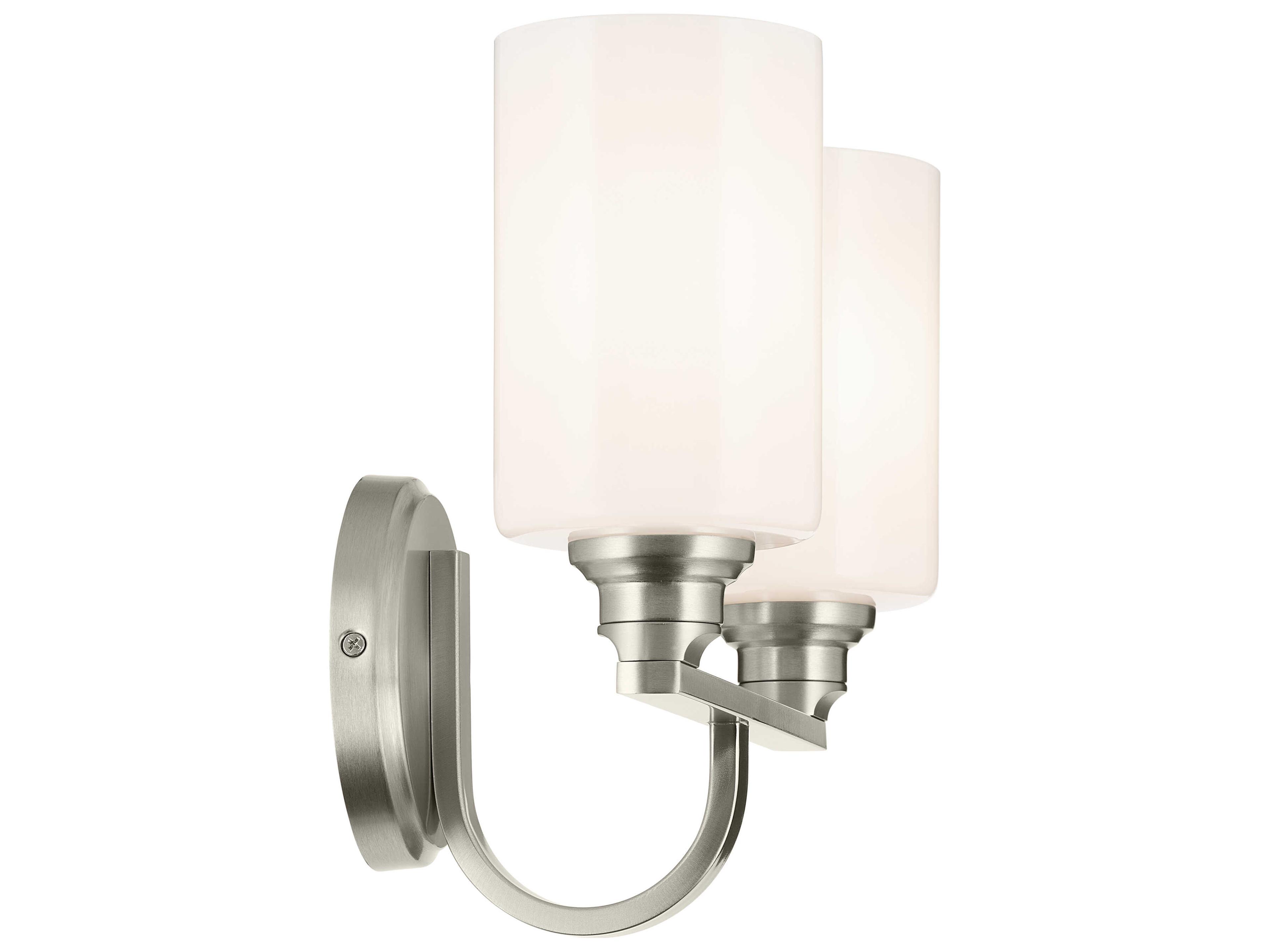 Kichler Gioe 2-Light Brushed Nickel Vanity Light