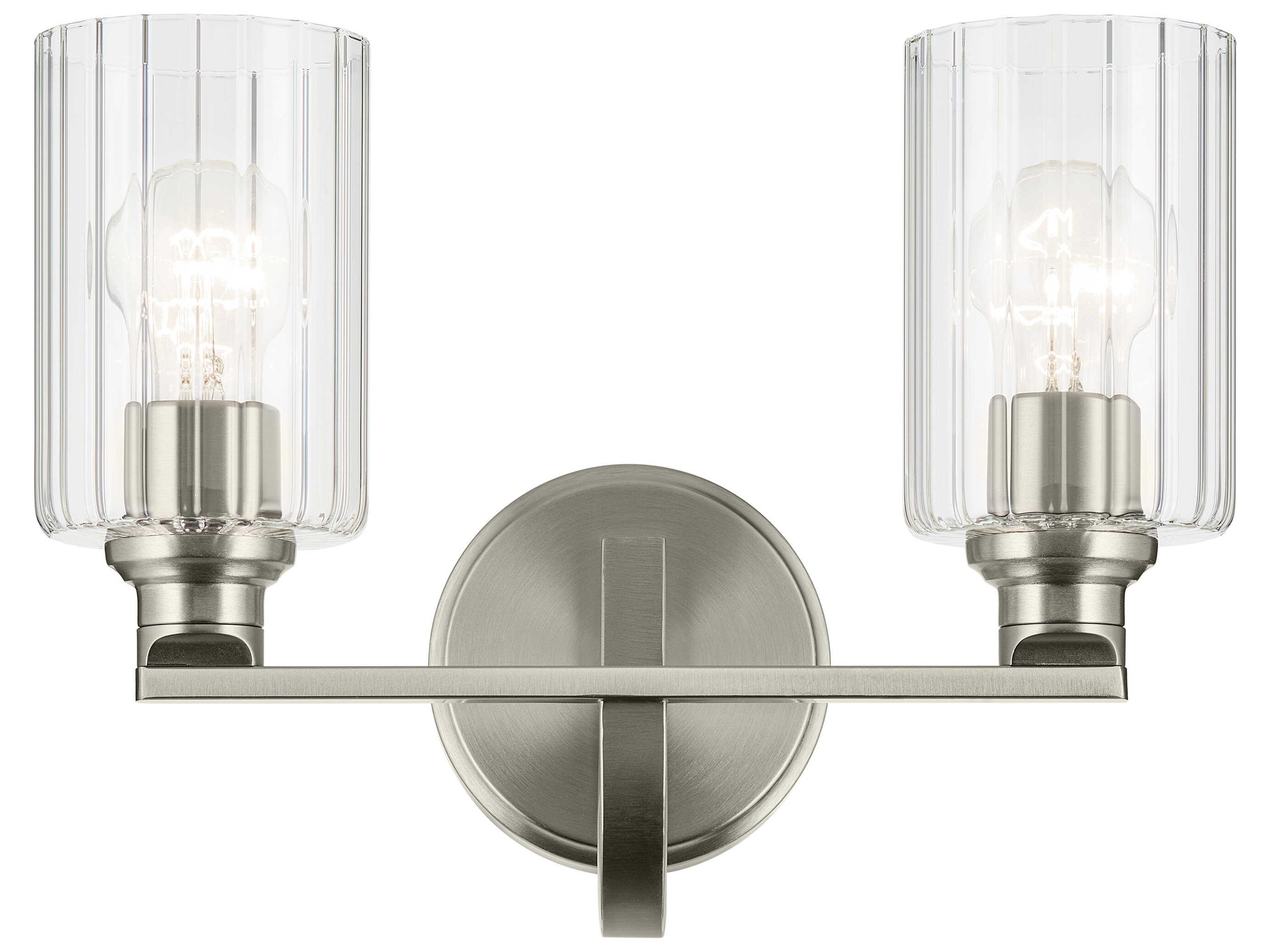 Kichler Gioe 2-Light Brushed Nickel Vanity Light
