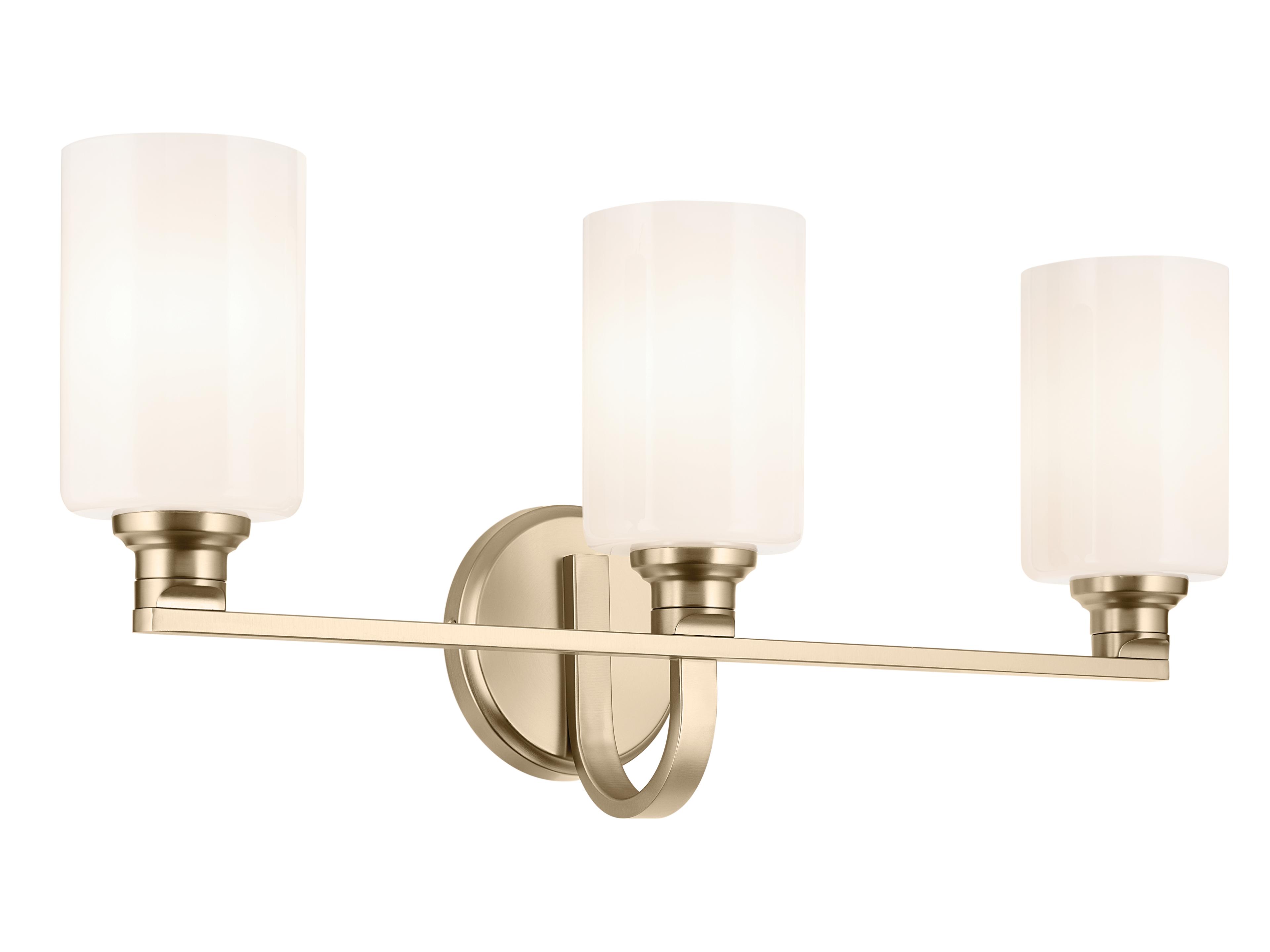 Gioe 3-Light Champagne Bronze Vanity Light