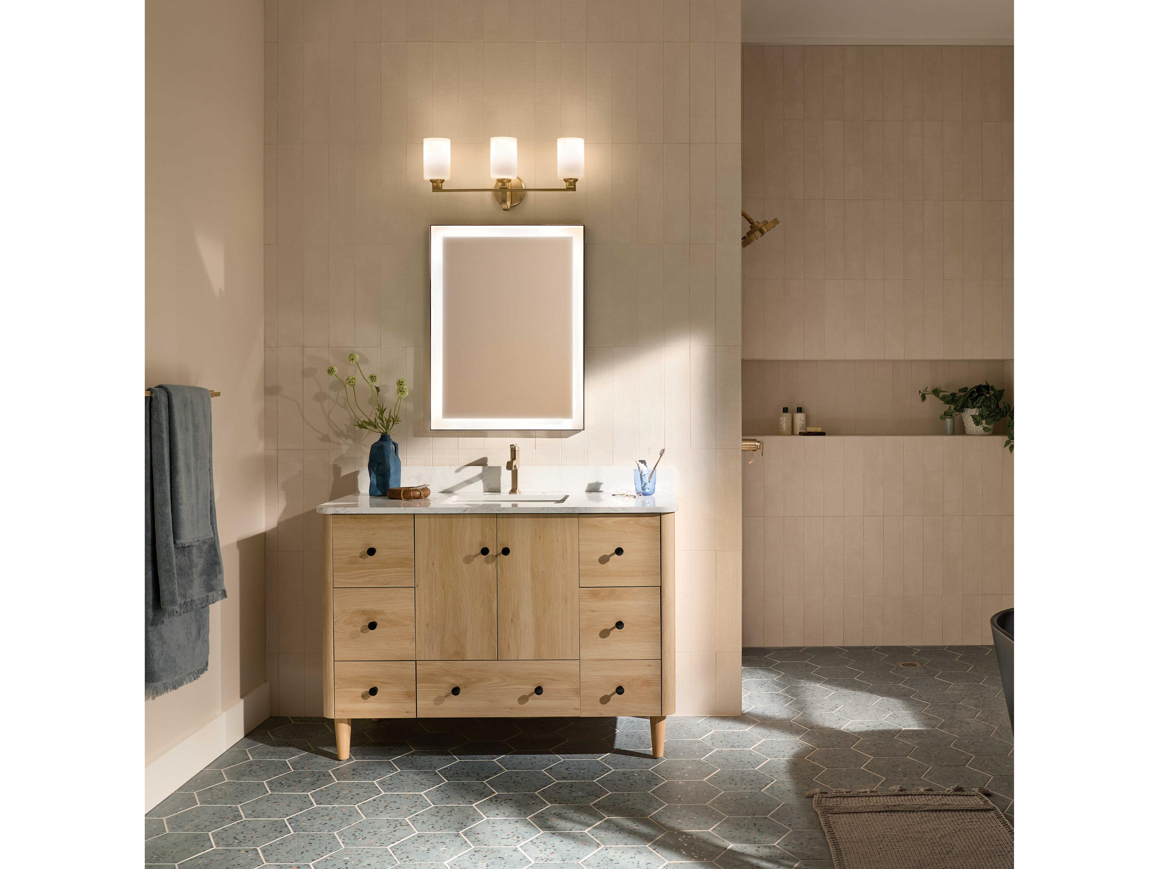 Kichler Gioe 3-Light Champagne Bronze Vanity Light