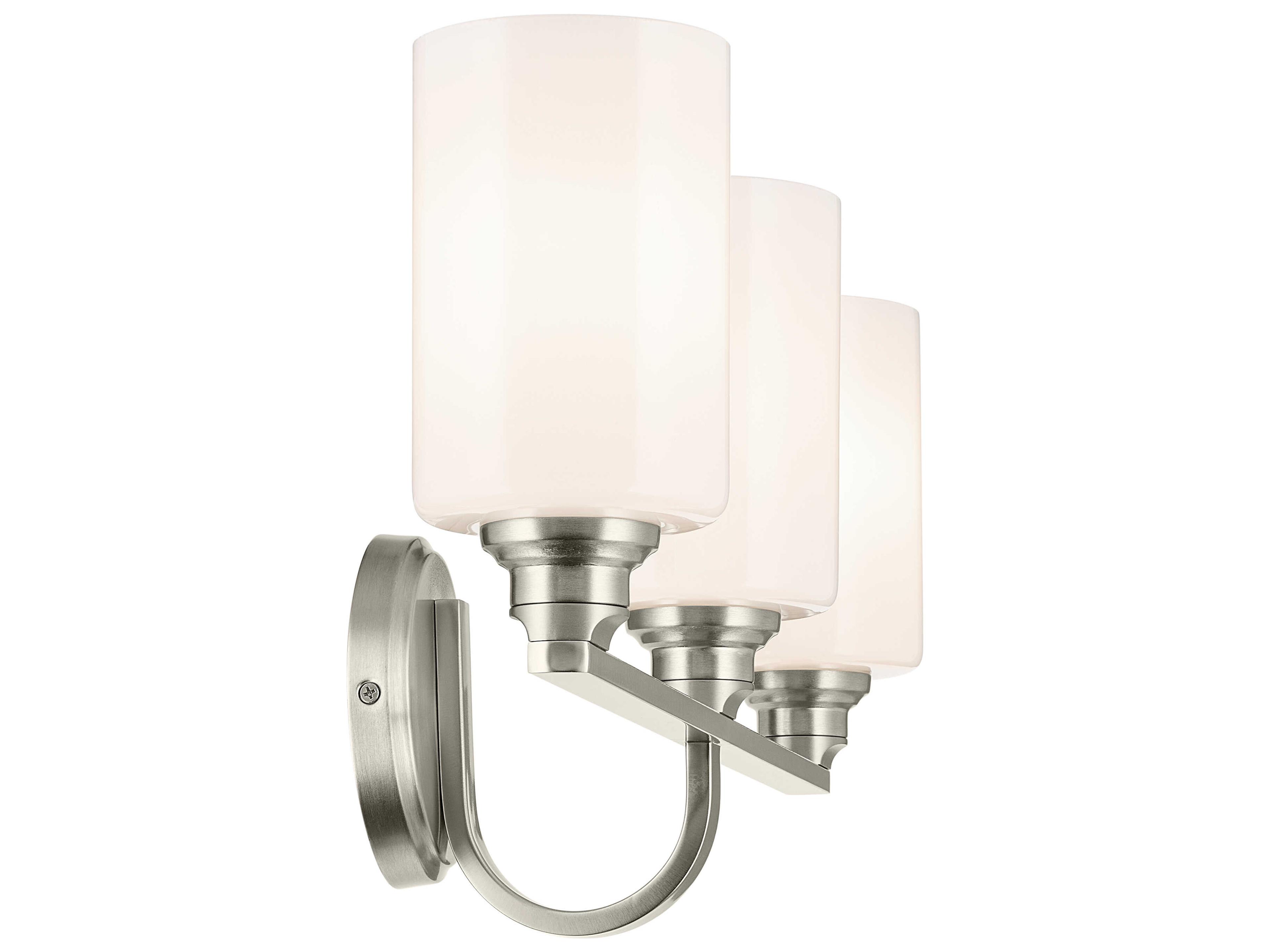 Kichler Gioe 3-Light Brushed Nickel Vanity Light