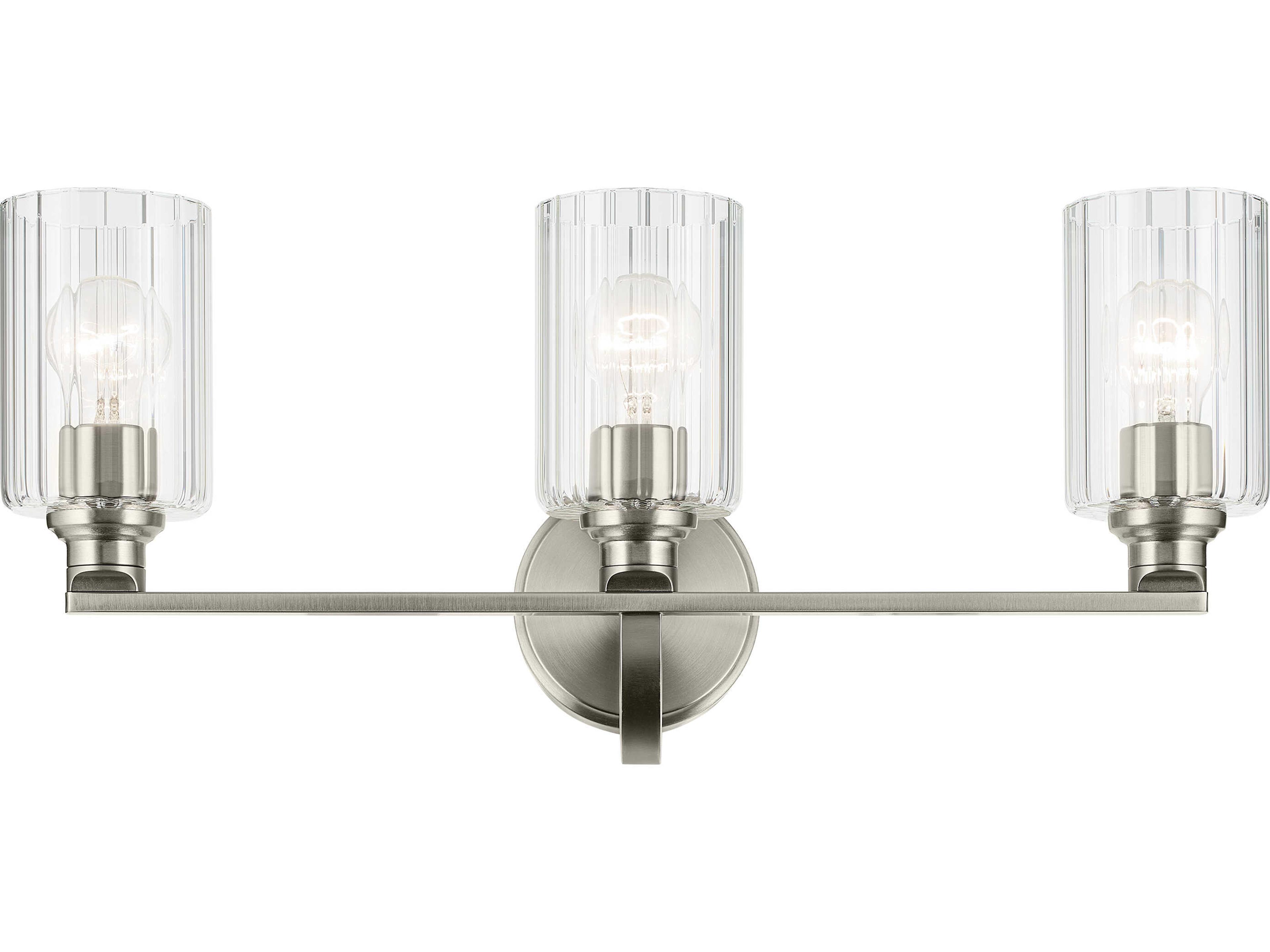 Kichler Gioe 3-Light Brushed Nickel Vanity Light