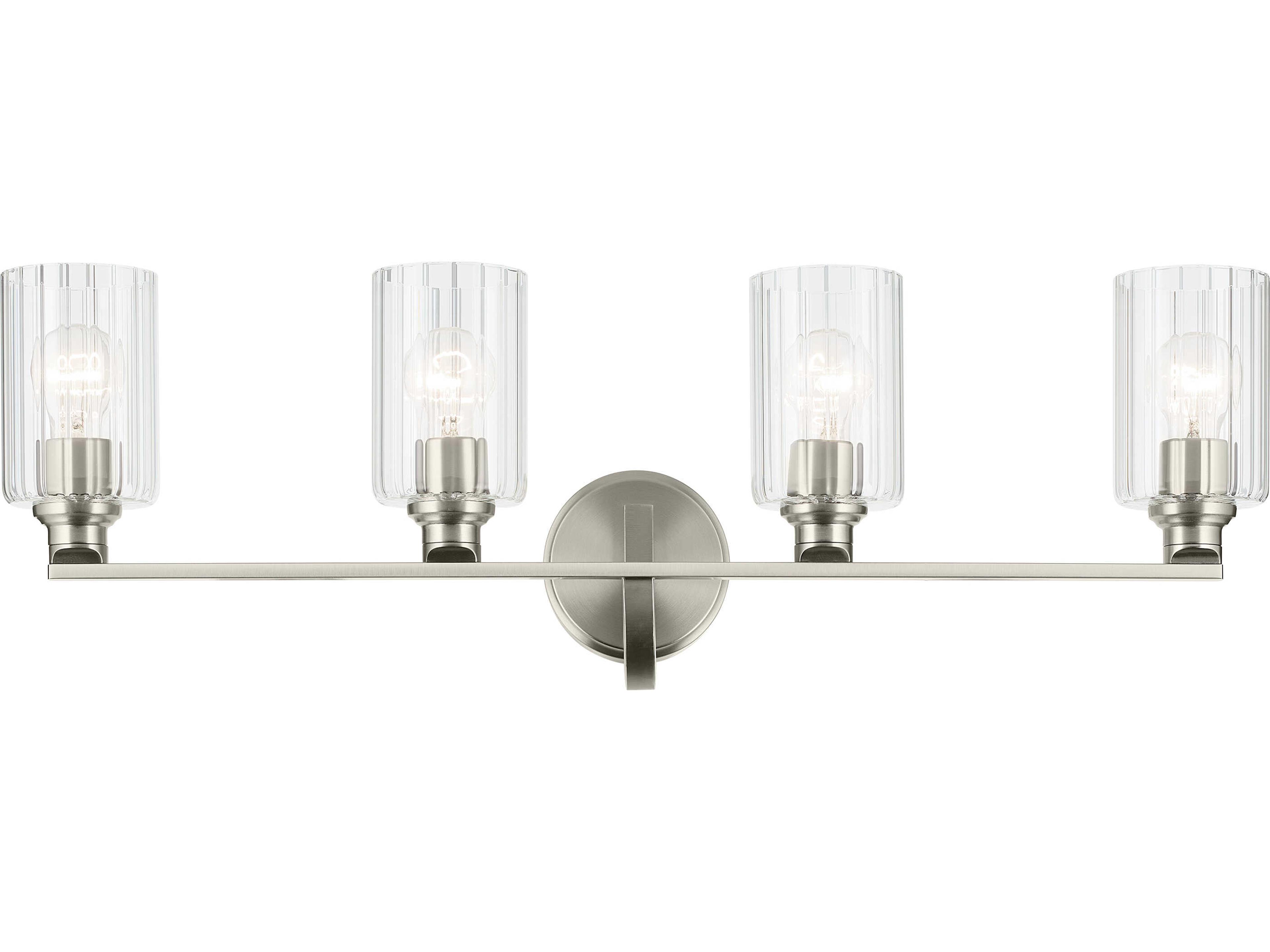 Kichler Gioe 4-Light Brushed Nickel Vanity Light