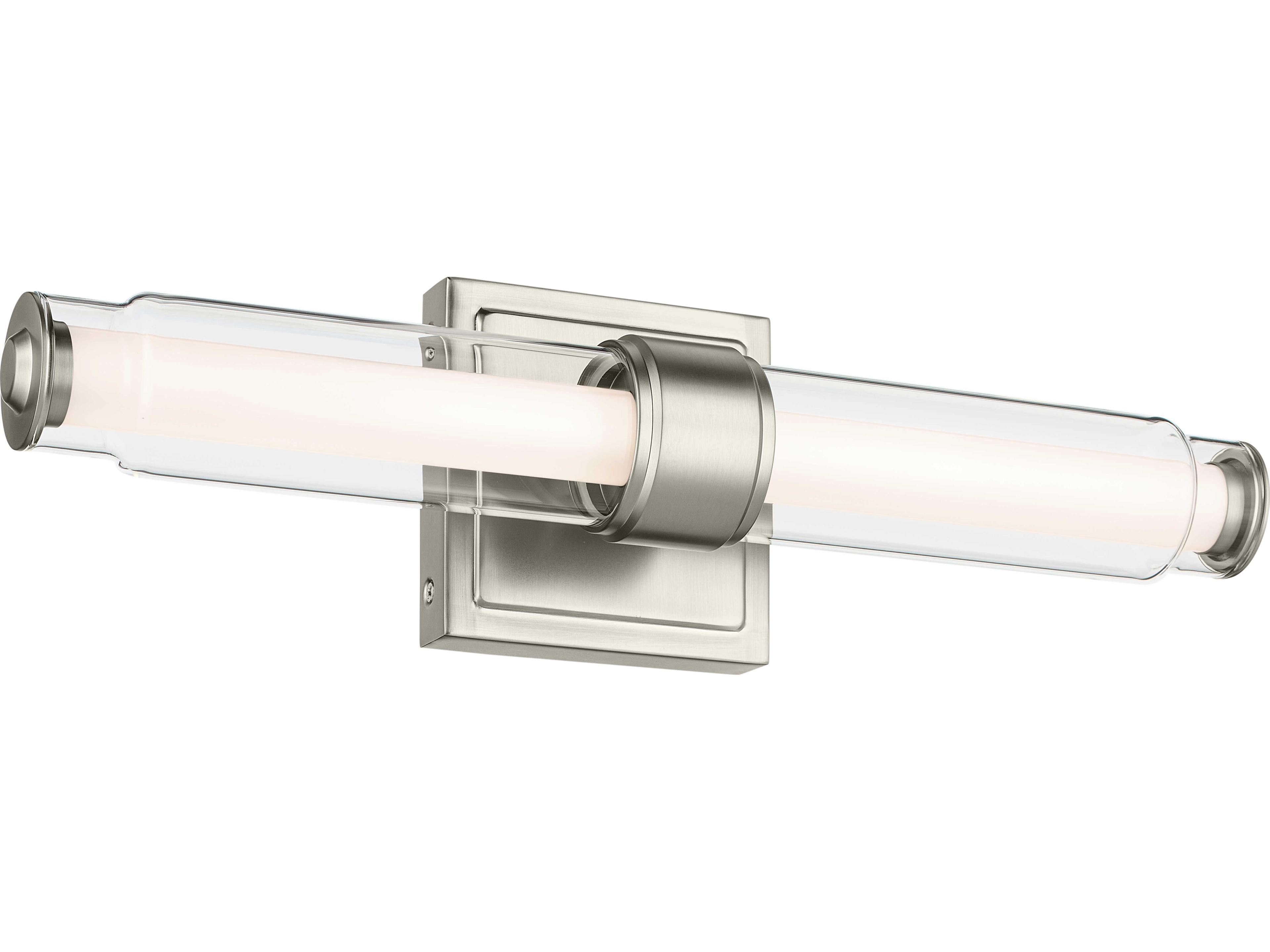Laurene 1-Light Brushed Nickel Vanity Light