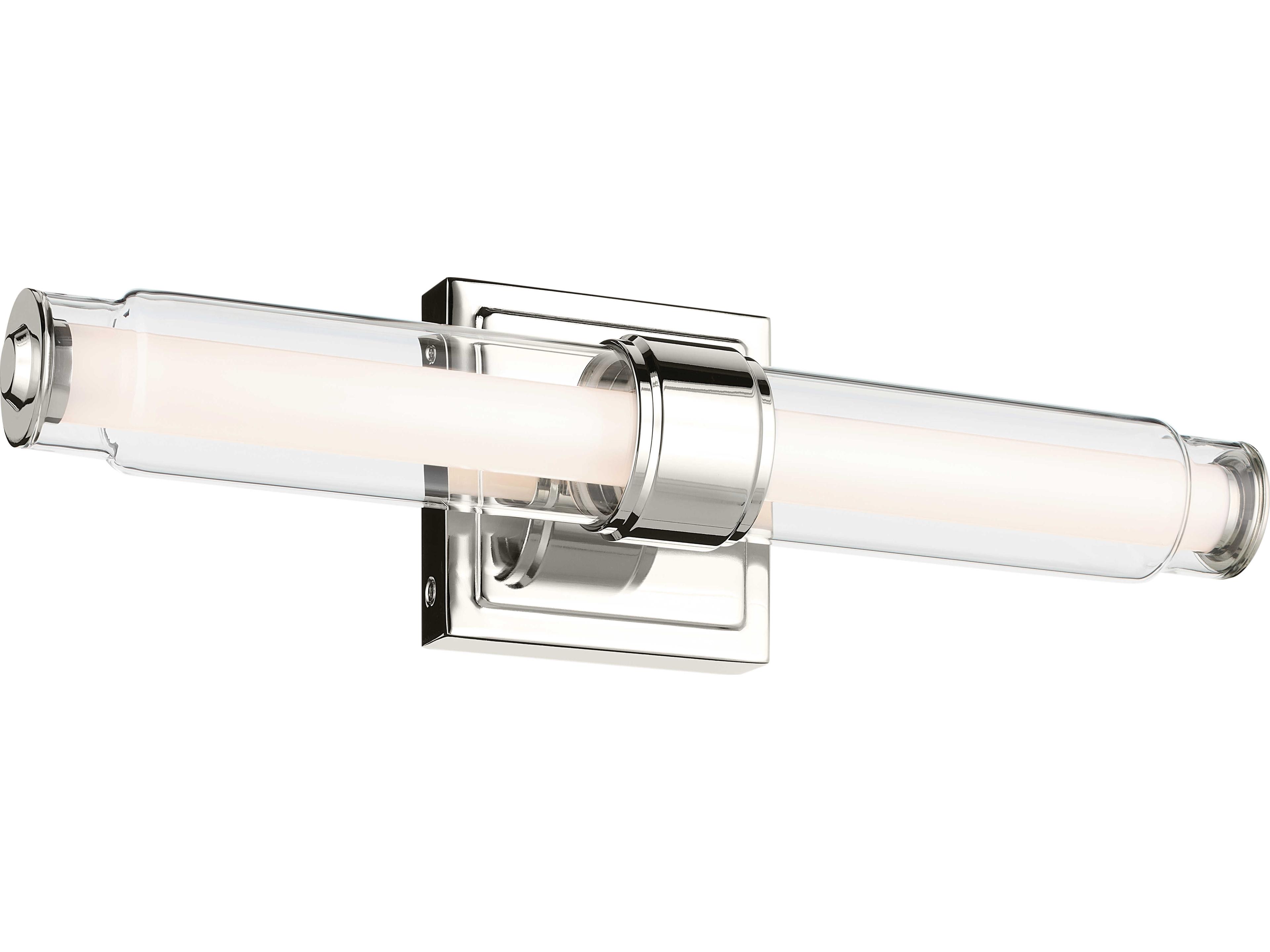Laurene 1-Light Polished Nickel Vanity Light