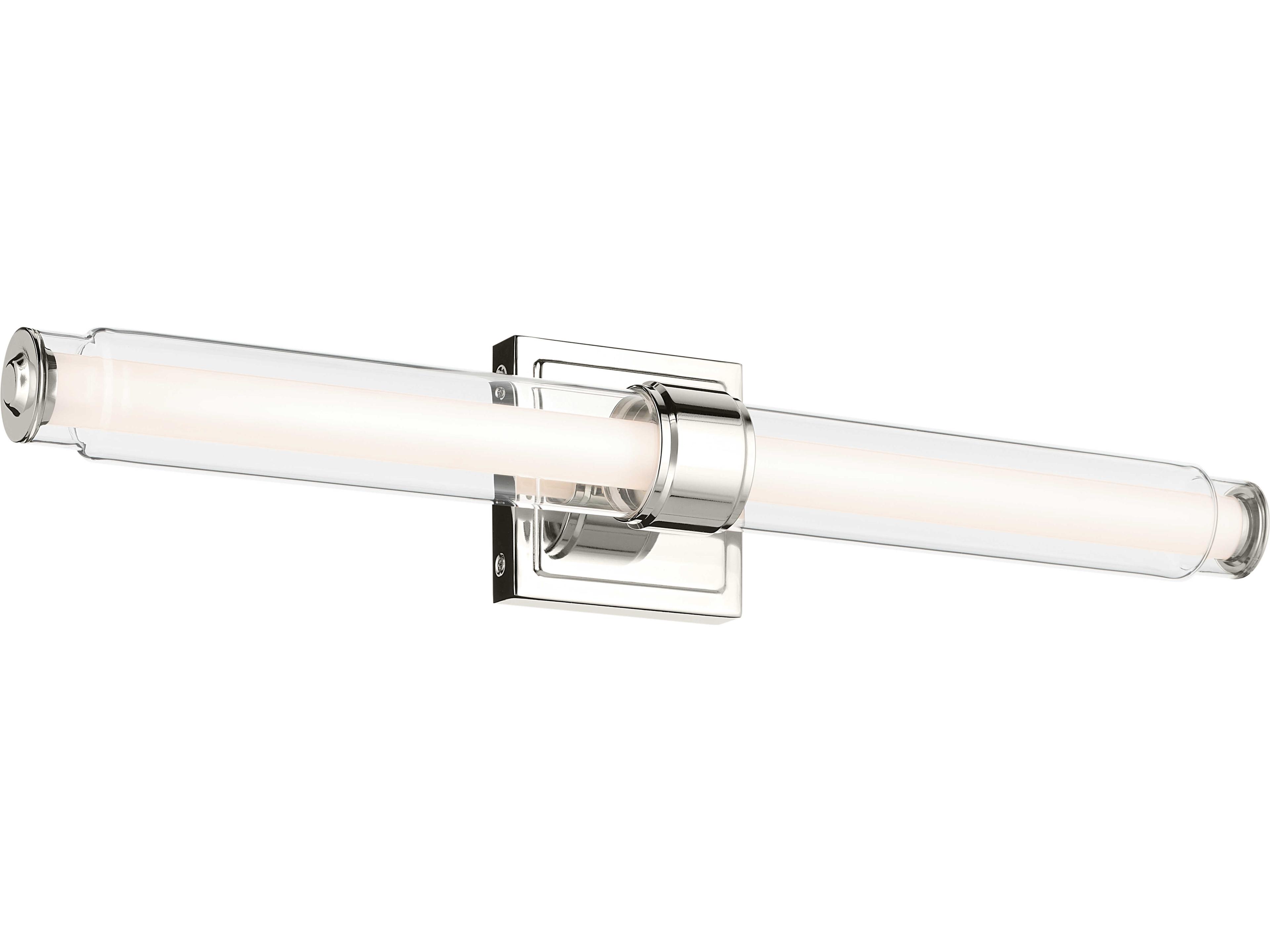 Laurene 1-Light Polished Nickel Vanity Light