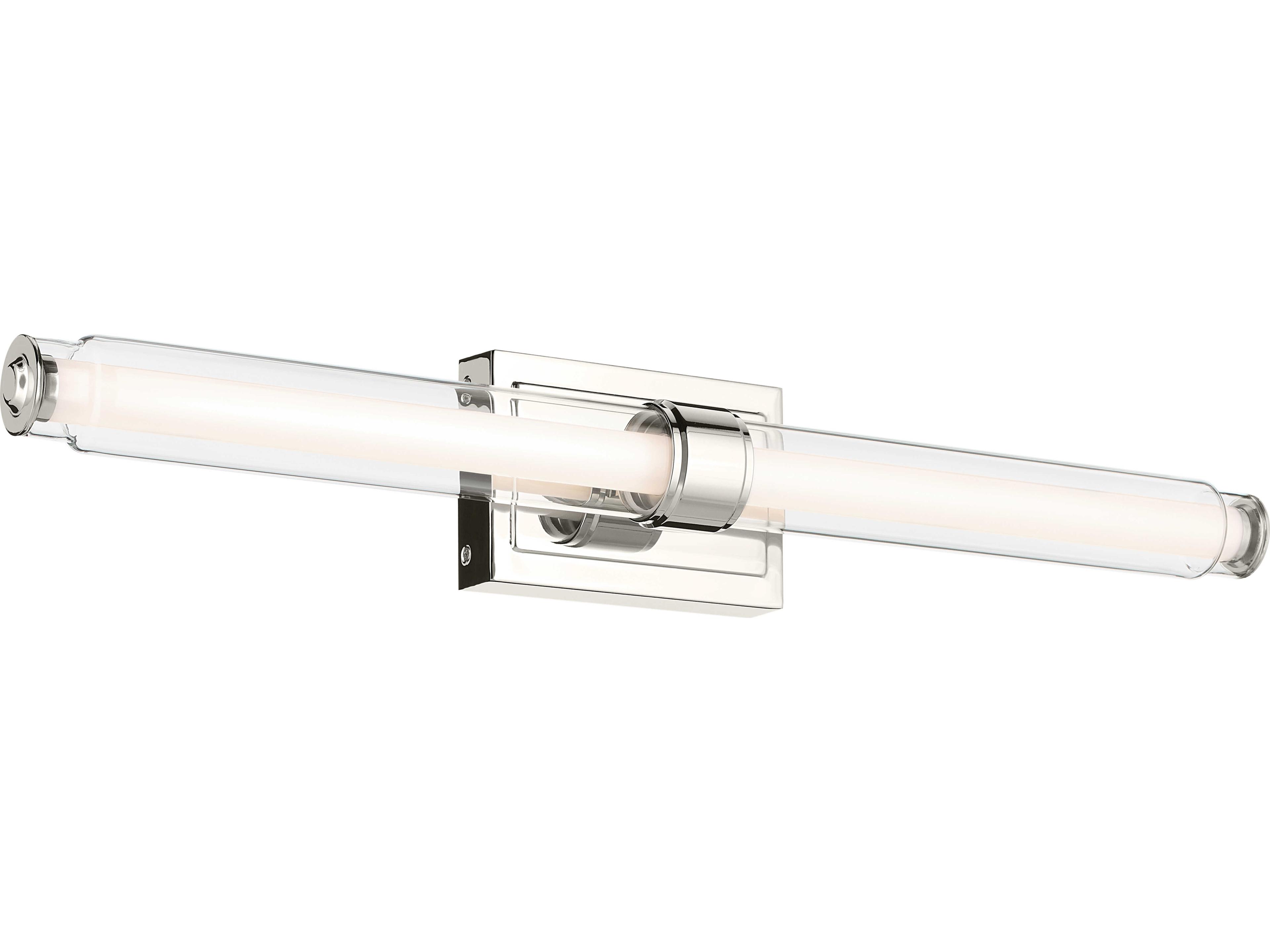 Laurene 1-Light Polished Nickel Vanity Light