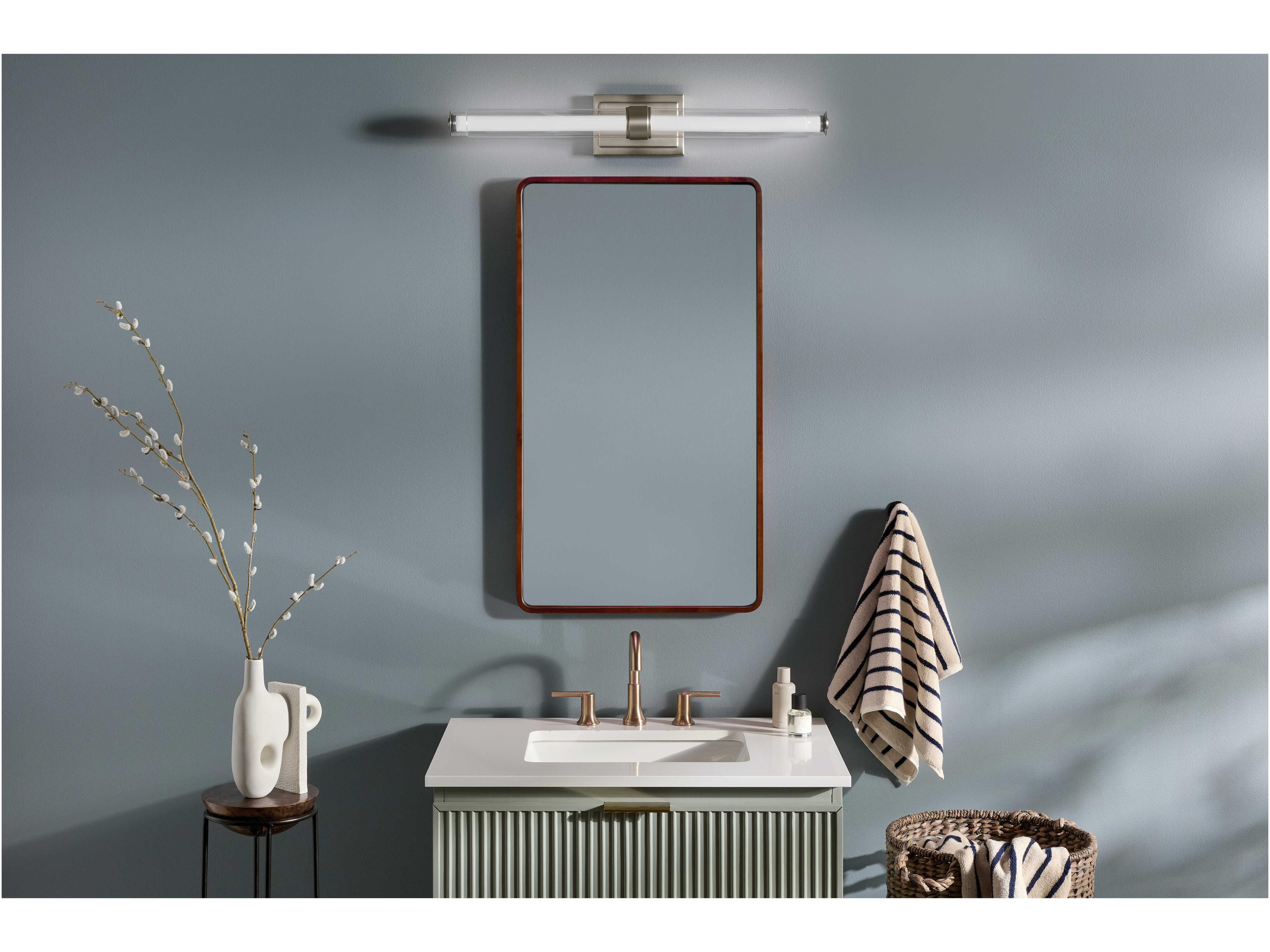 Kichler Laurene 1-Light Polished Nickel Vanity Light