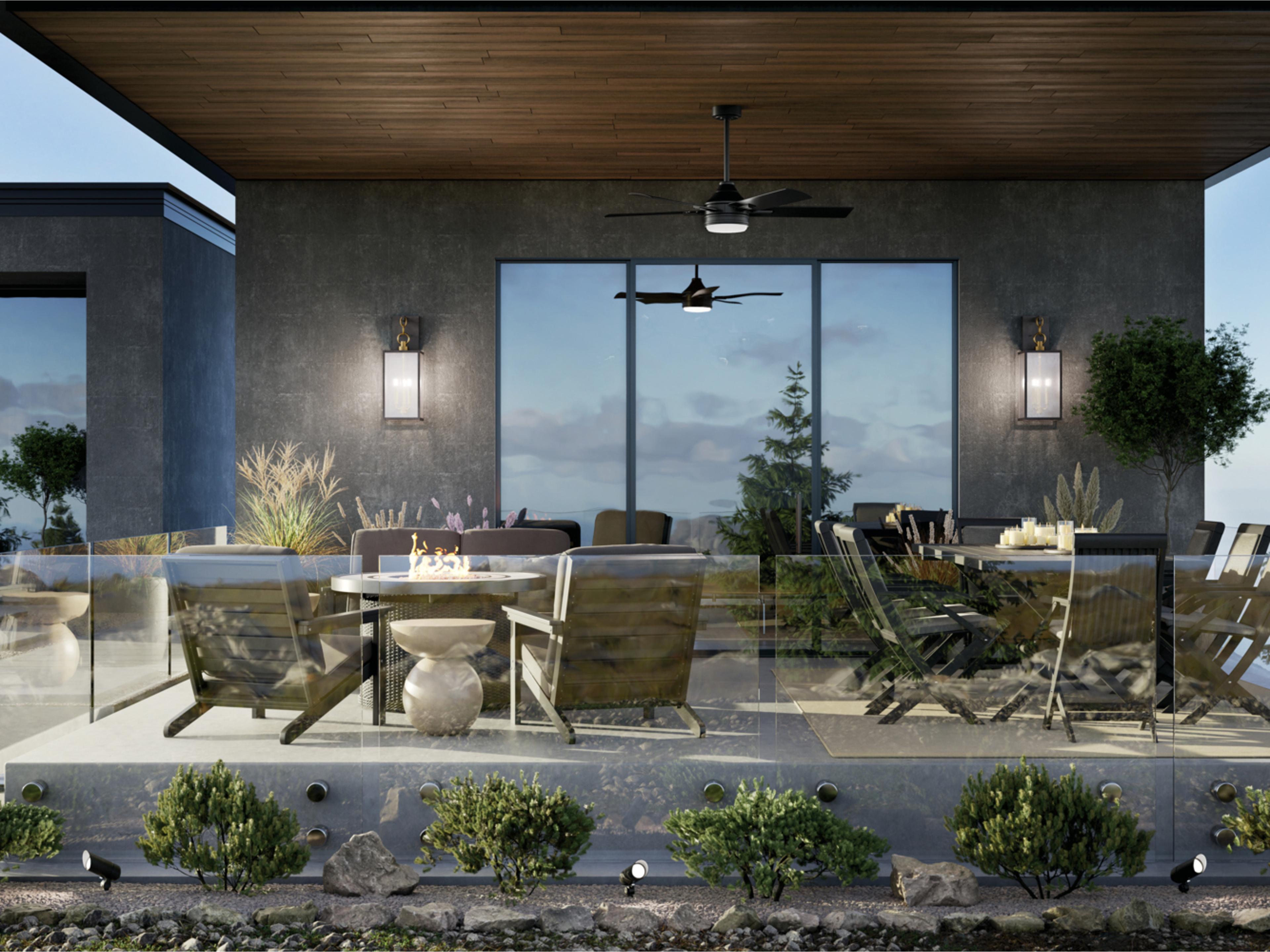 Kichler Lahden 3 - Light Outdoor Wall Light