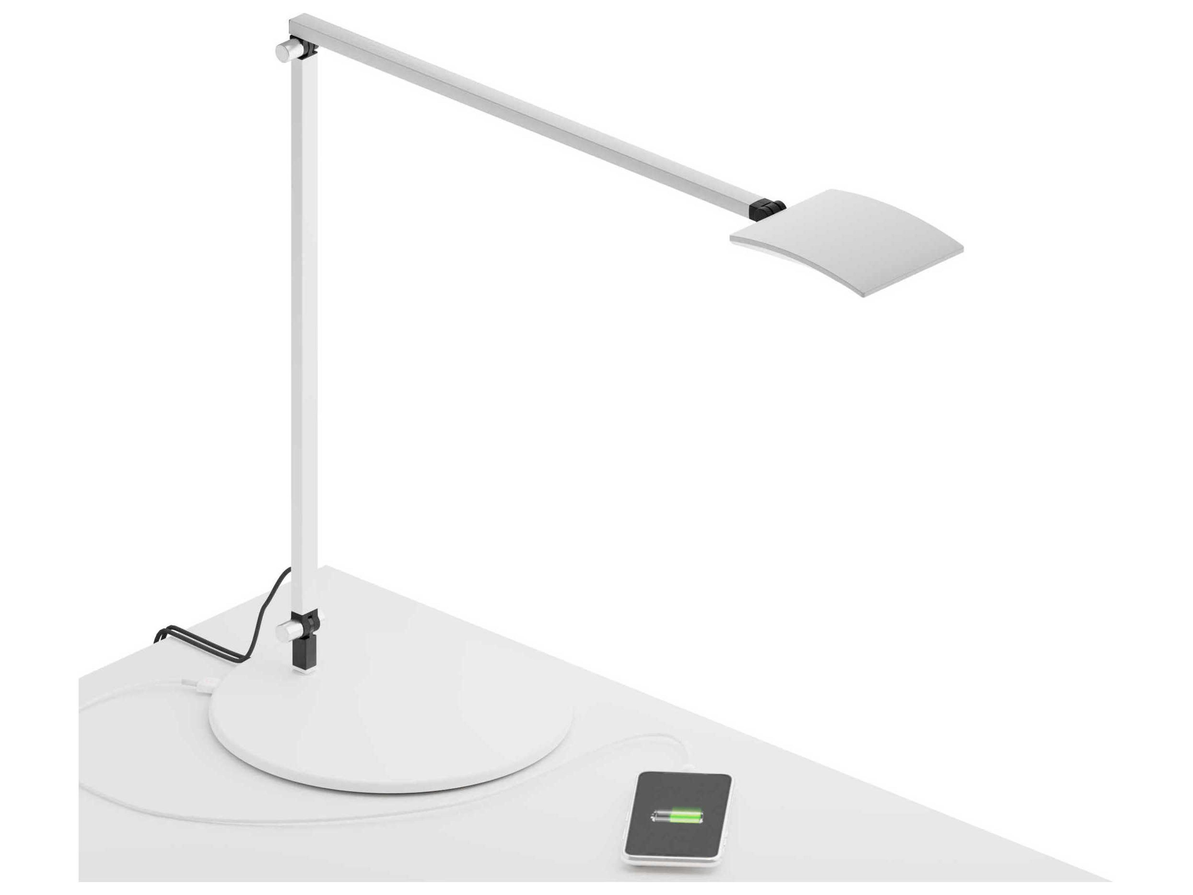 Koncept Mosso White LED Desk Lamp