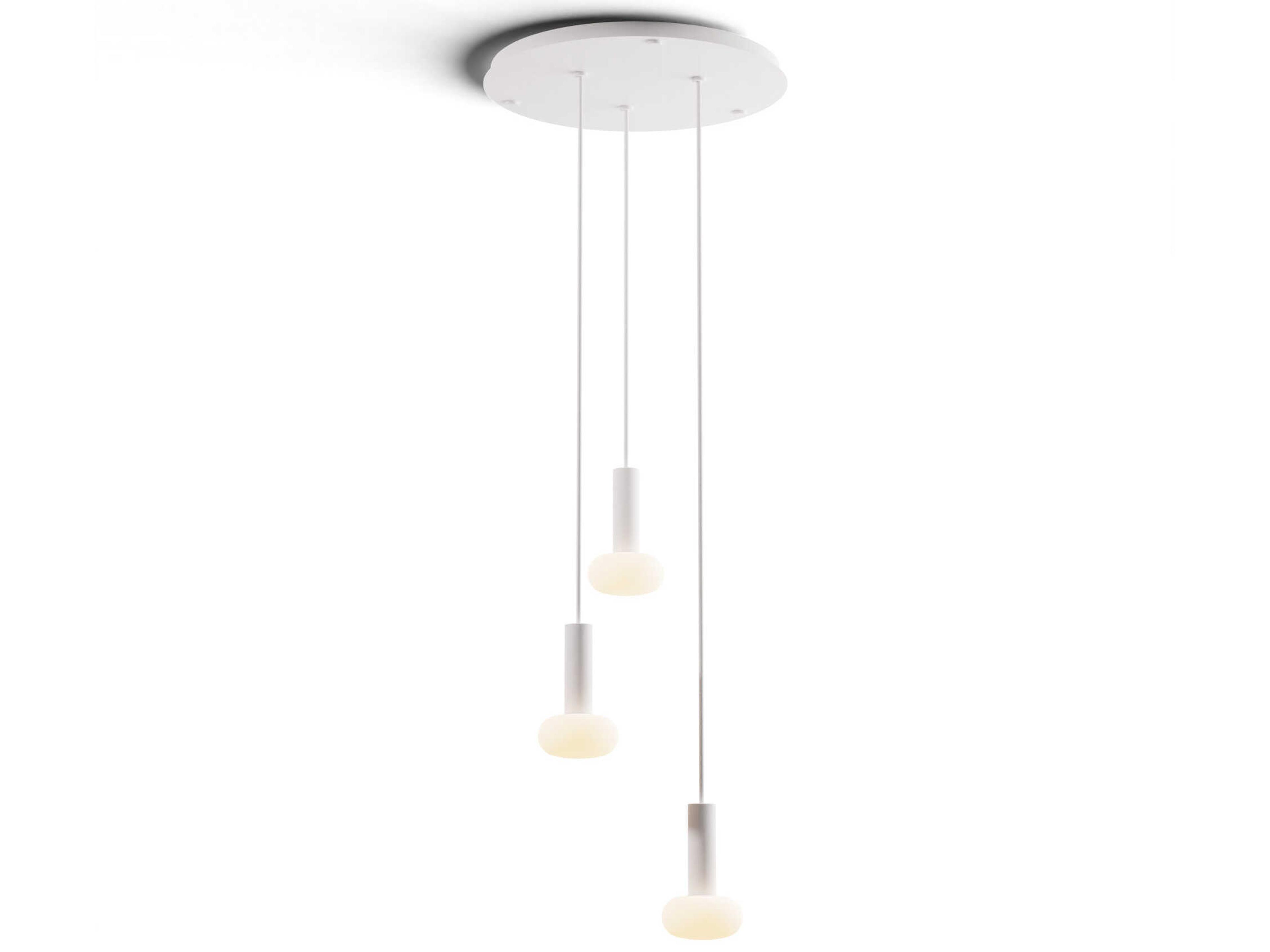 Koncept Combi Matte White Pendant