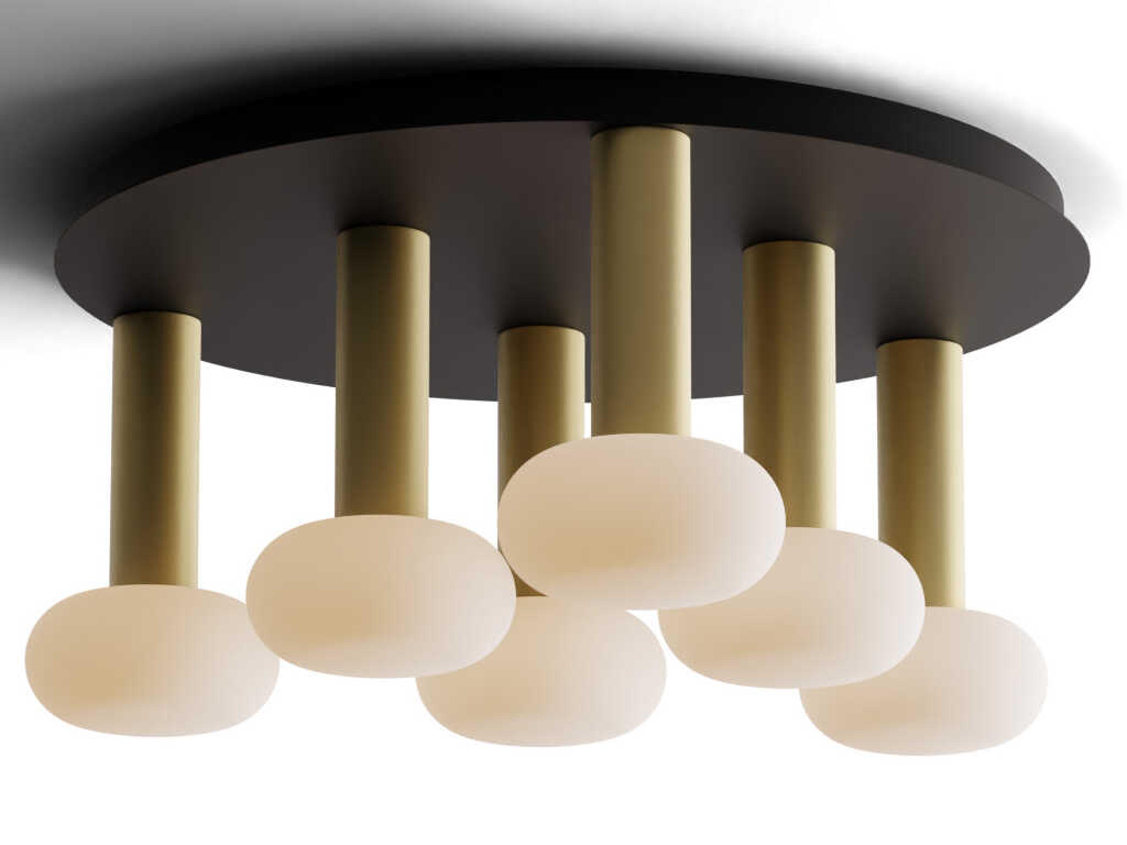 Koncept Combi Brass Cylinder Pendant