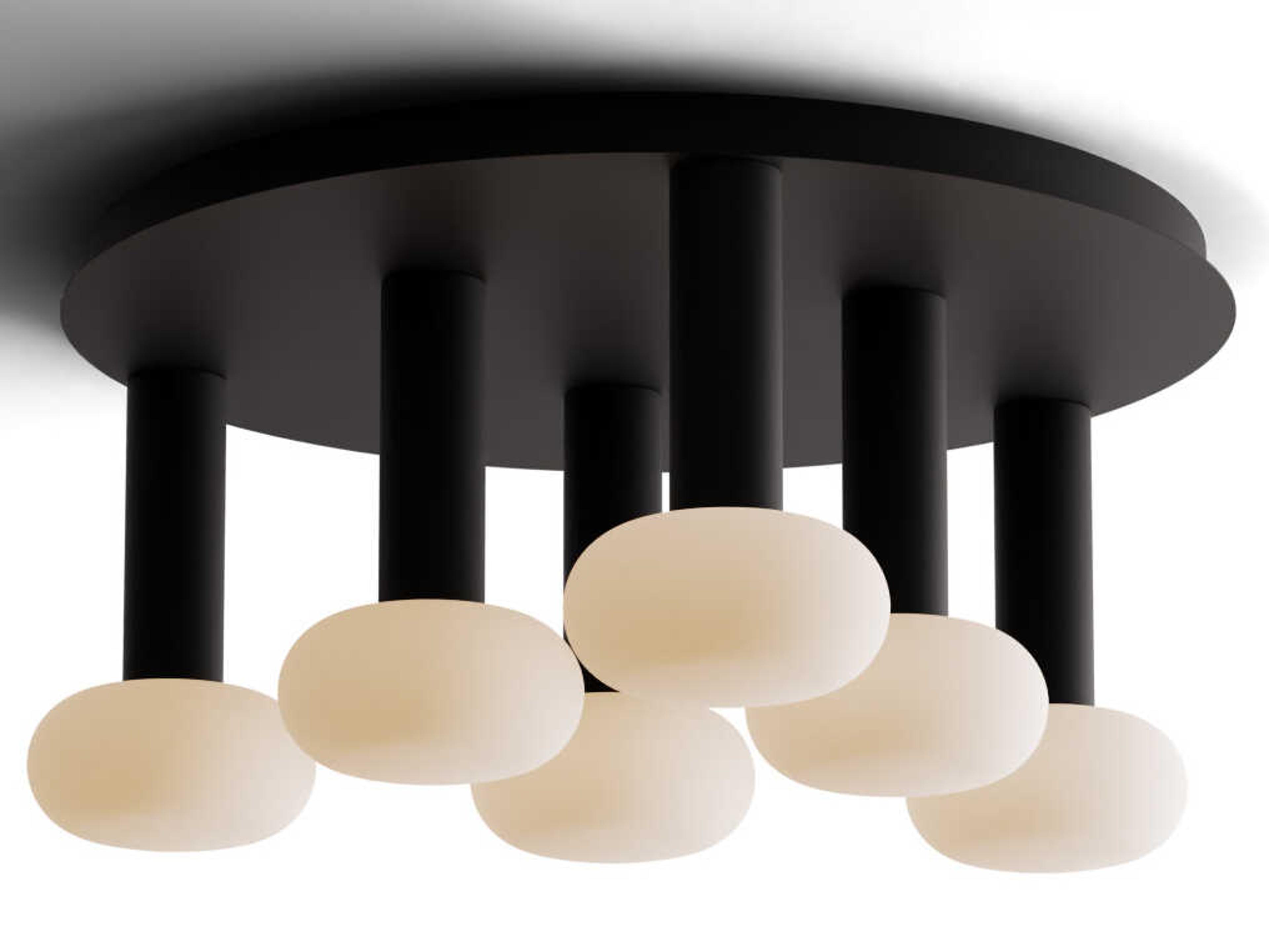 Koncept Combi Matte Black Cylinder Pendant