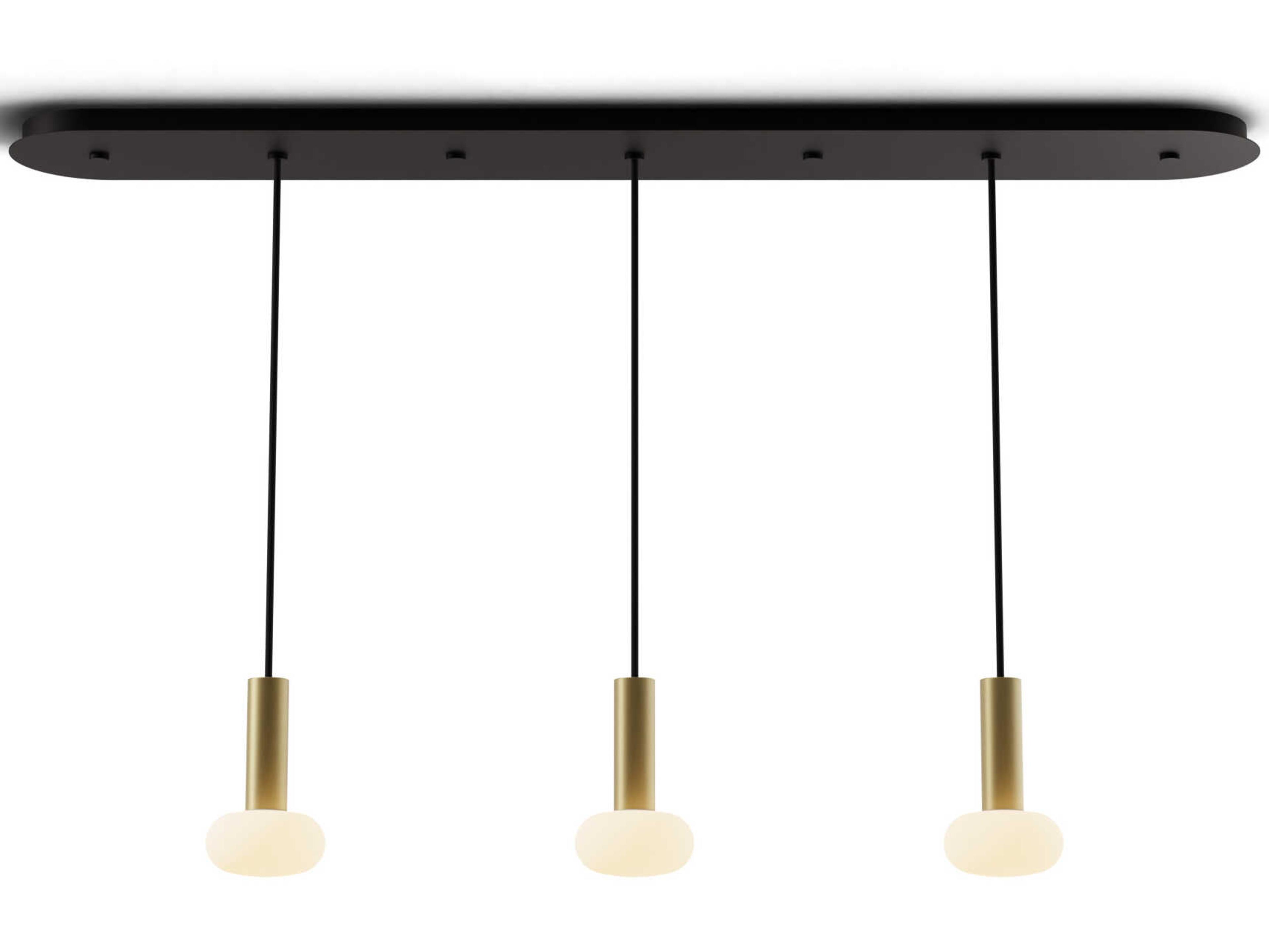 Koncept Combi Brass Linear Island Pendant