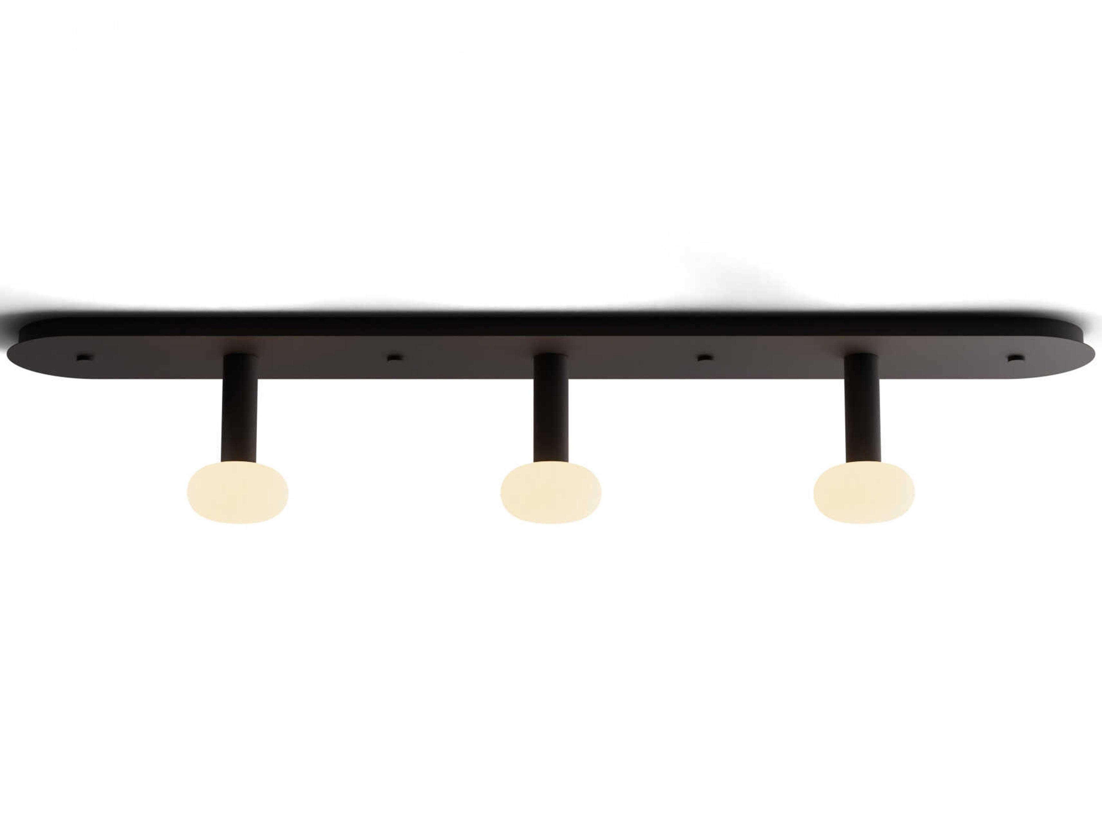 Koncept Combi Matte Black Linear Island Pendant
