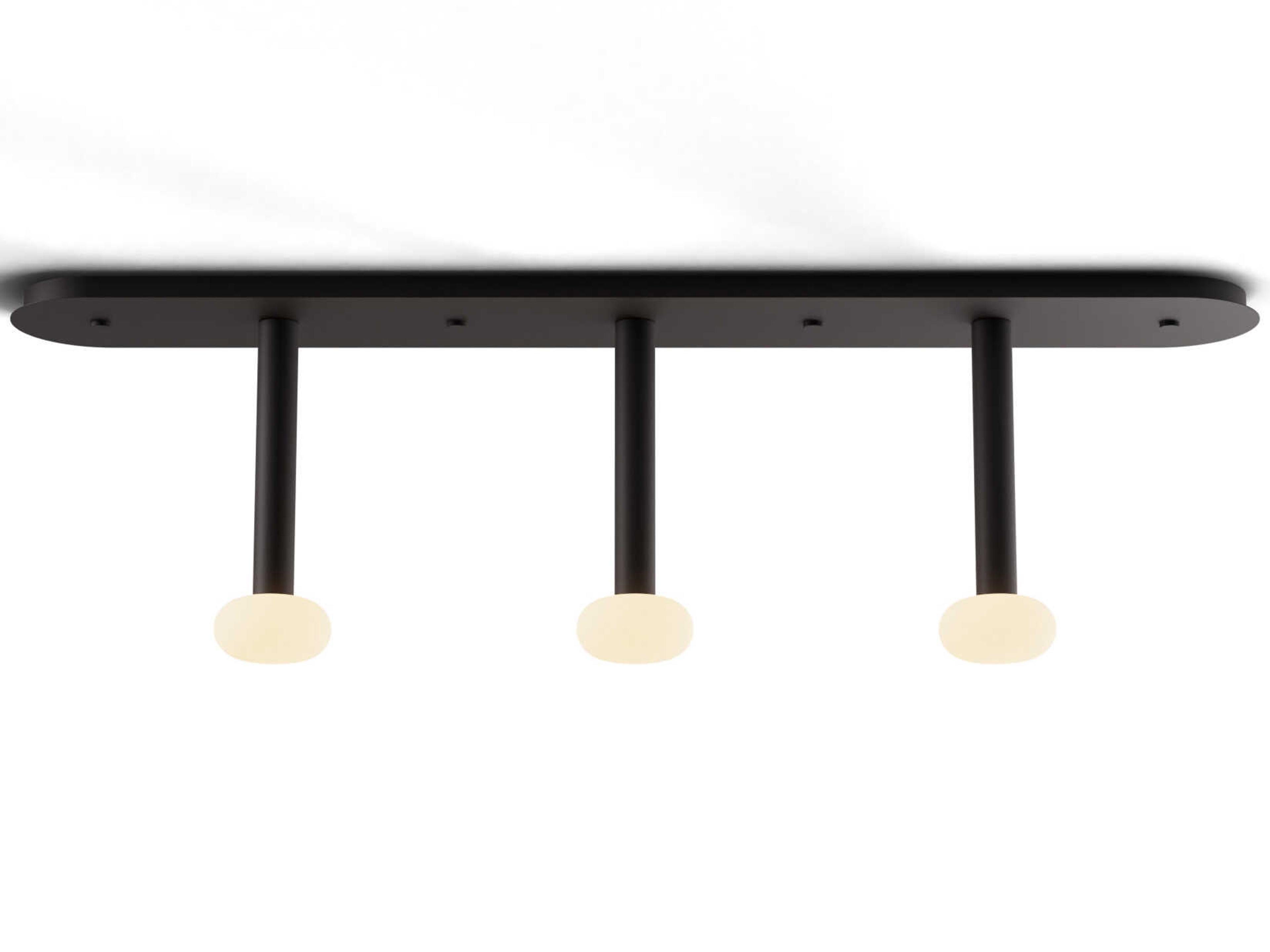 Koncept Combi Matte Black Linear Island Pendant