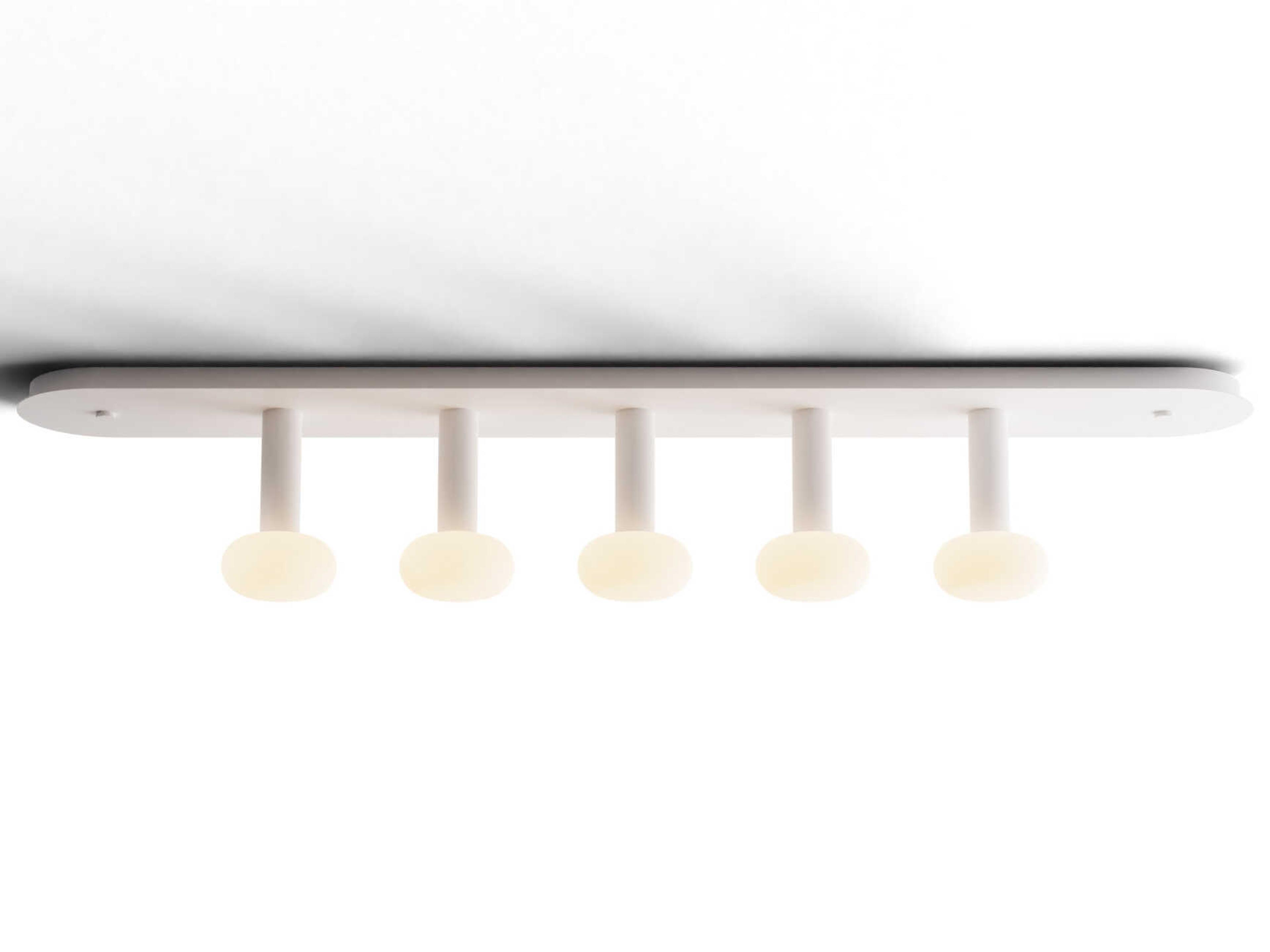 Koncept Combi Matte White Linear Island Pendant