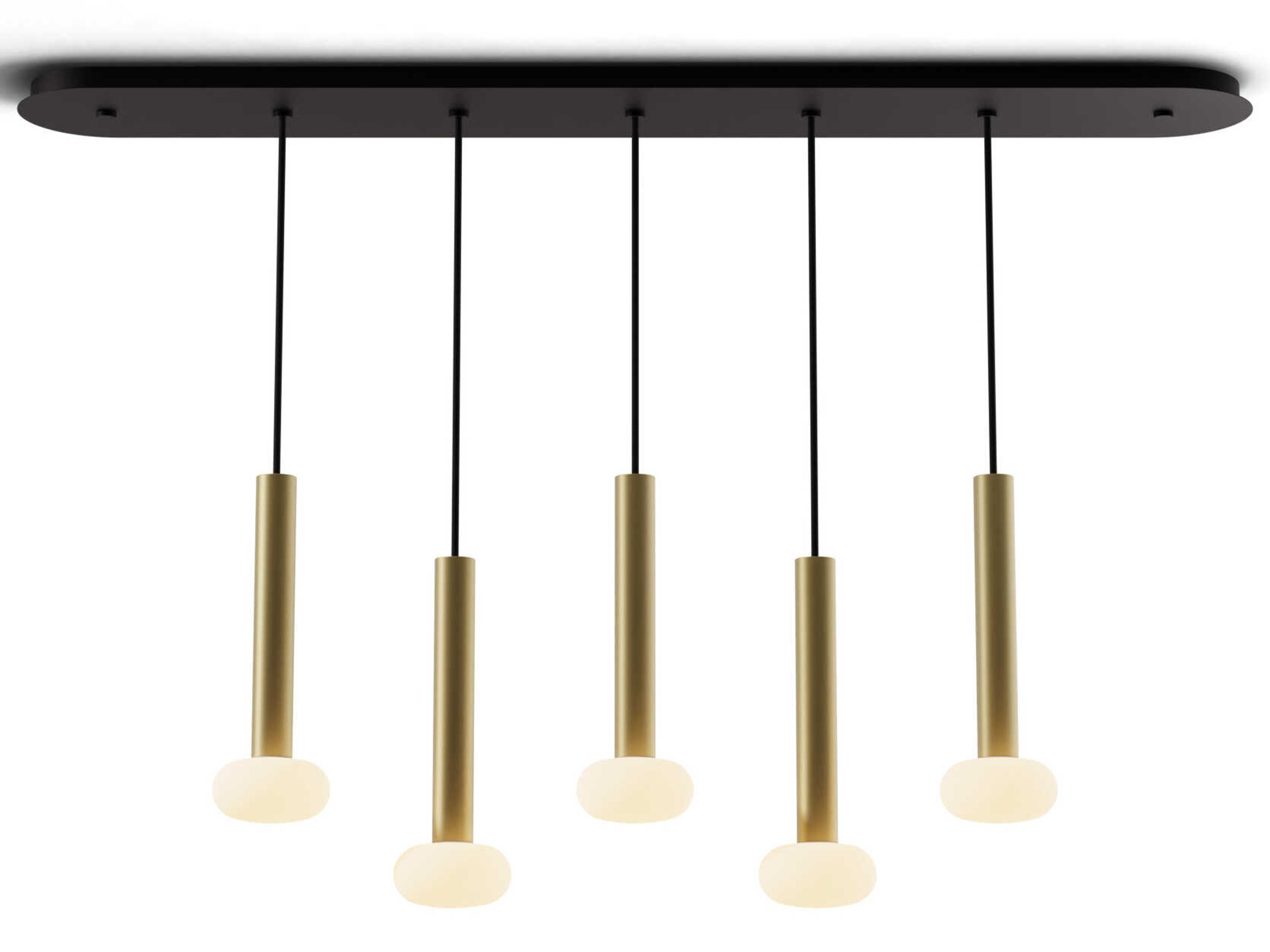 Koncept Combi Brass Linear Island Pendant