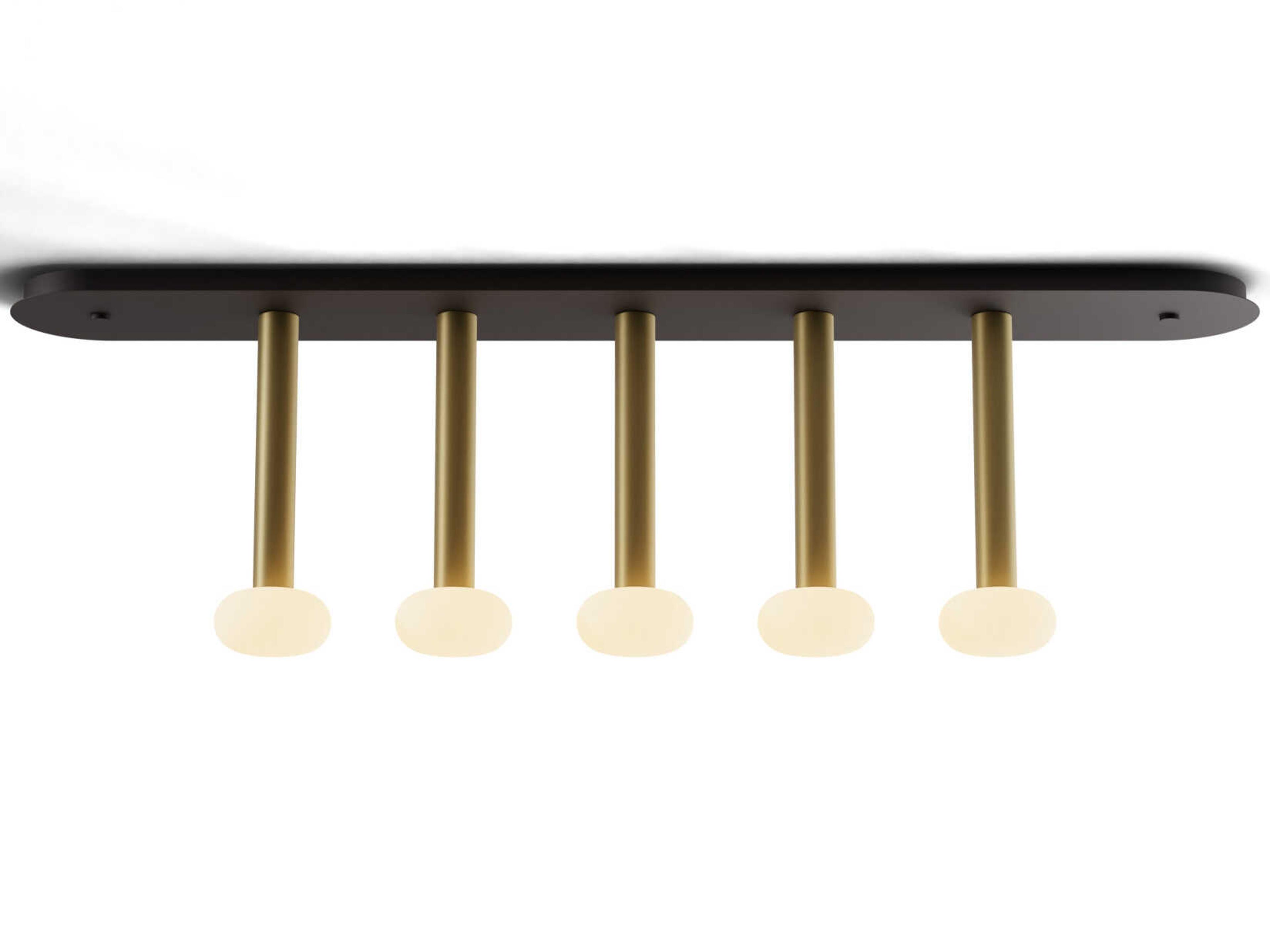 Koncept Combi Brass Linear Island Pendant