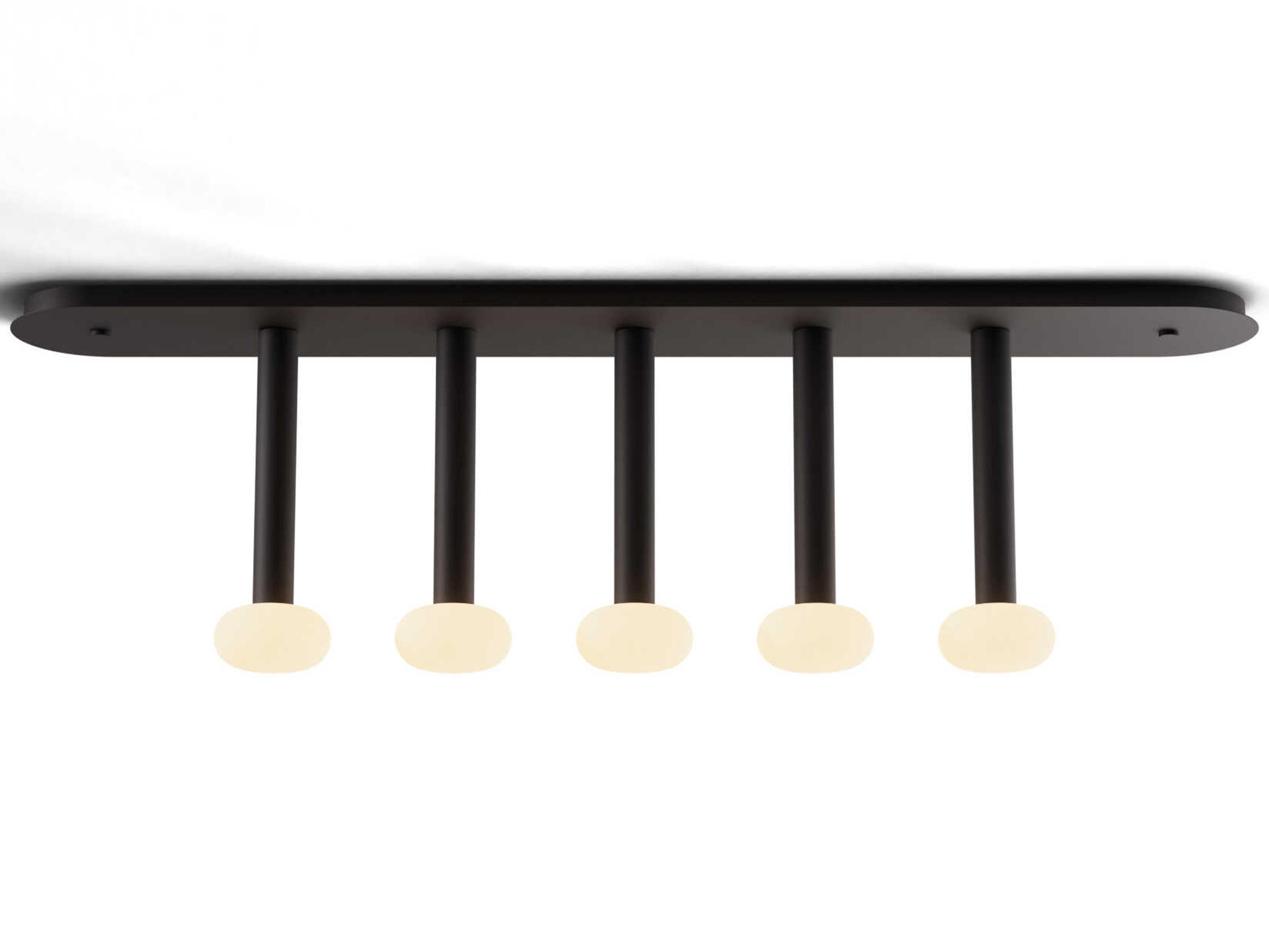 Koncept Combi Matte Black Linear Island Pendant