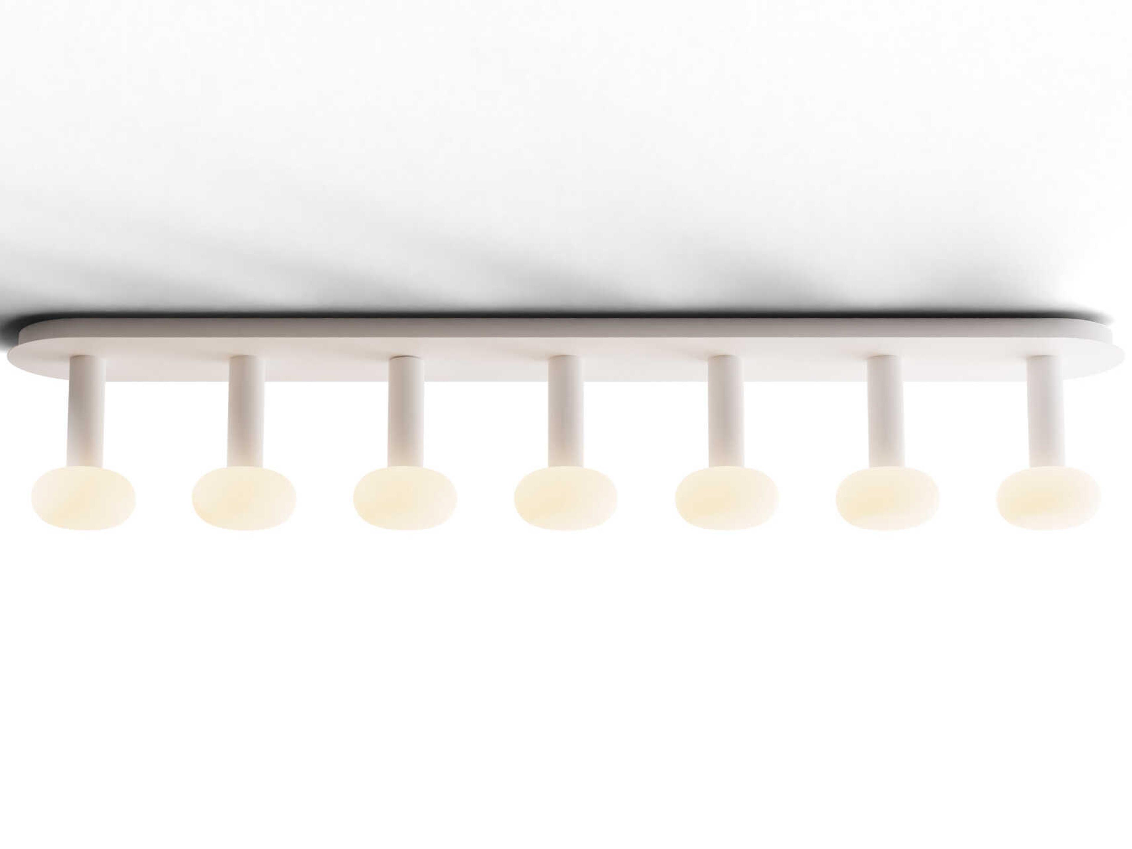 Koncept Combi Matte White Linear Island Pendant