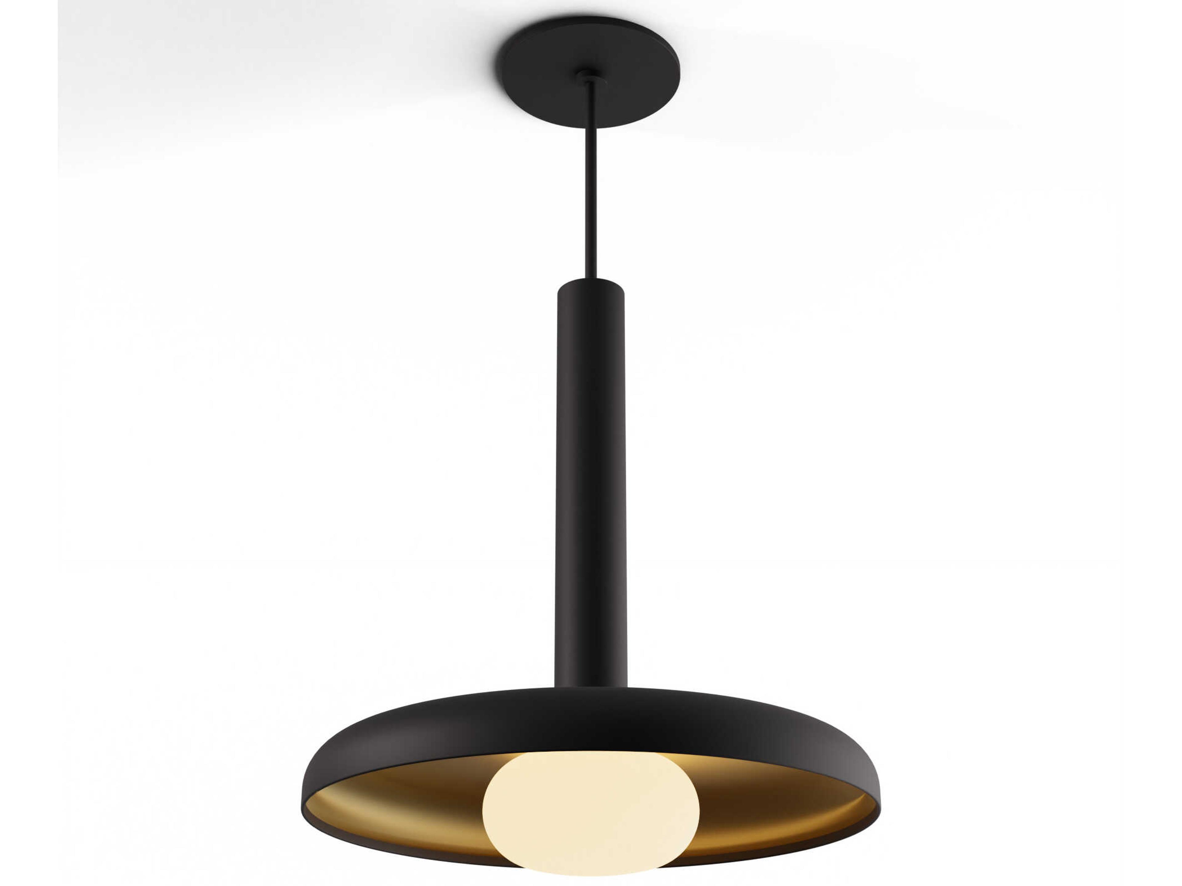 Koncept Combi Matte Black Cylinder Mini Pendant