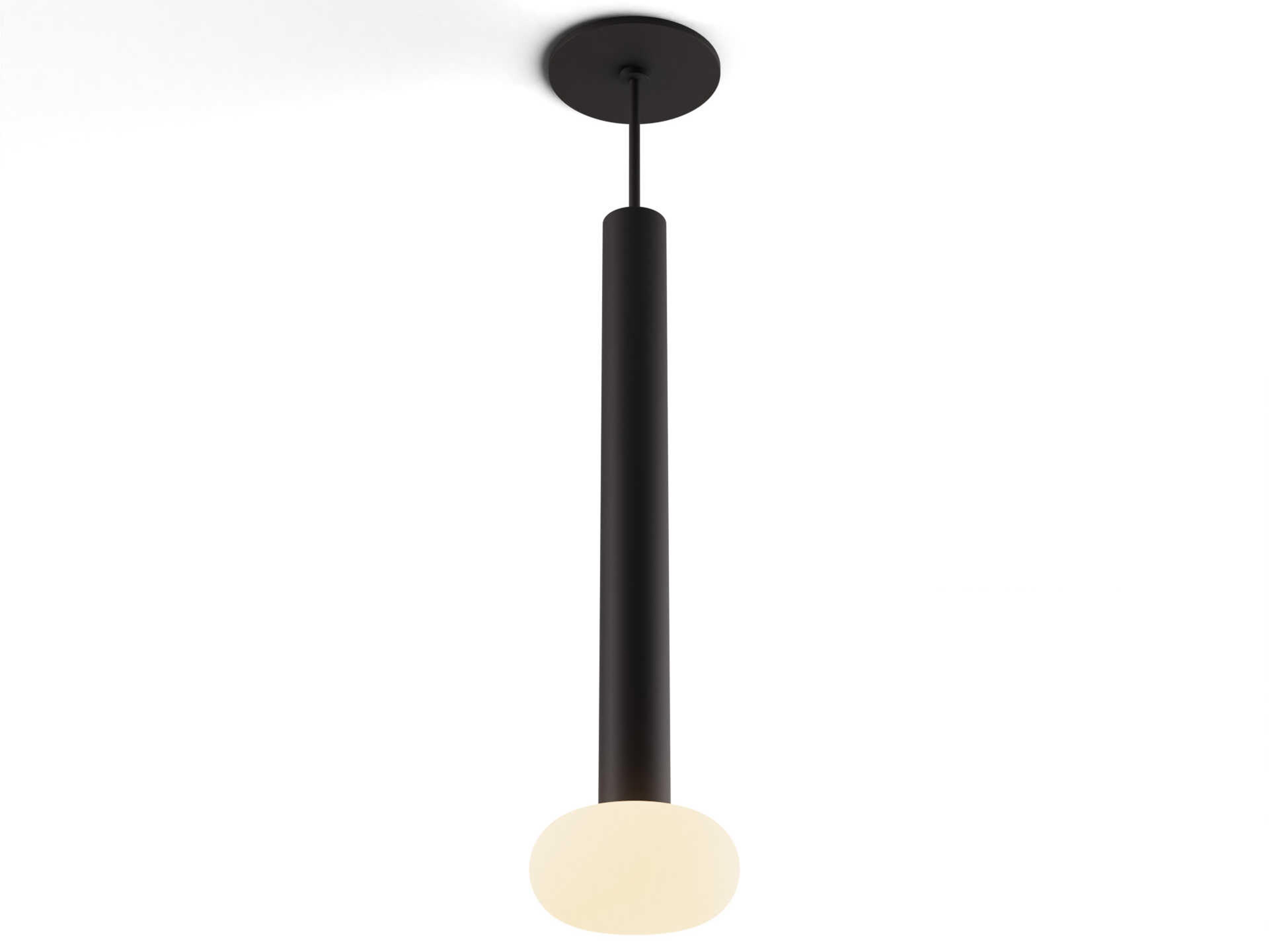Koncept Combi Matte Black Cylinder Mini Pendant