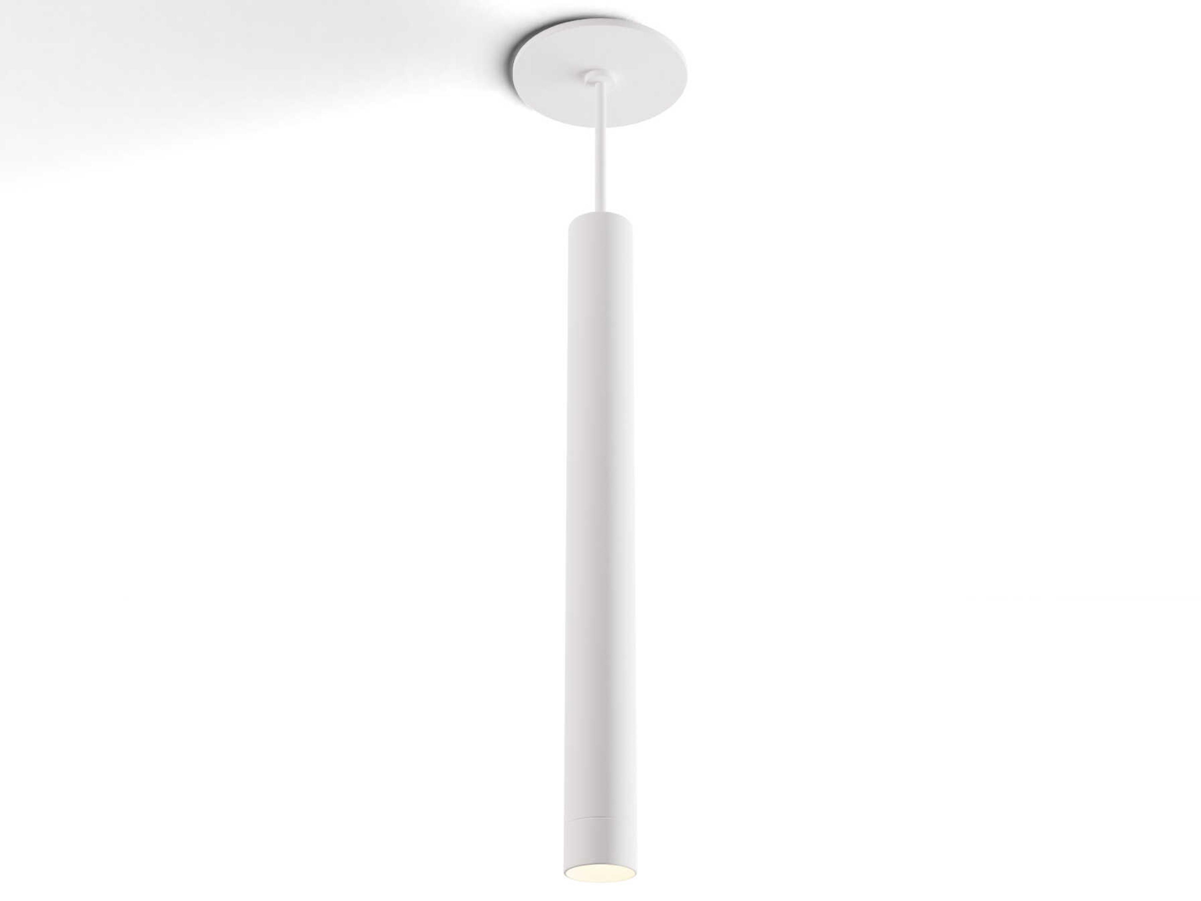 Koncept Combi Matte White Cylinder Mini Pendant