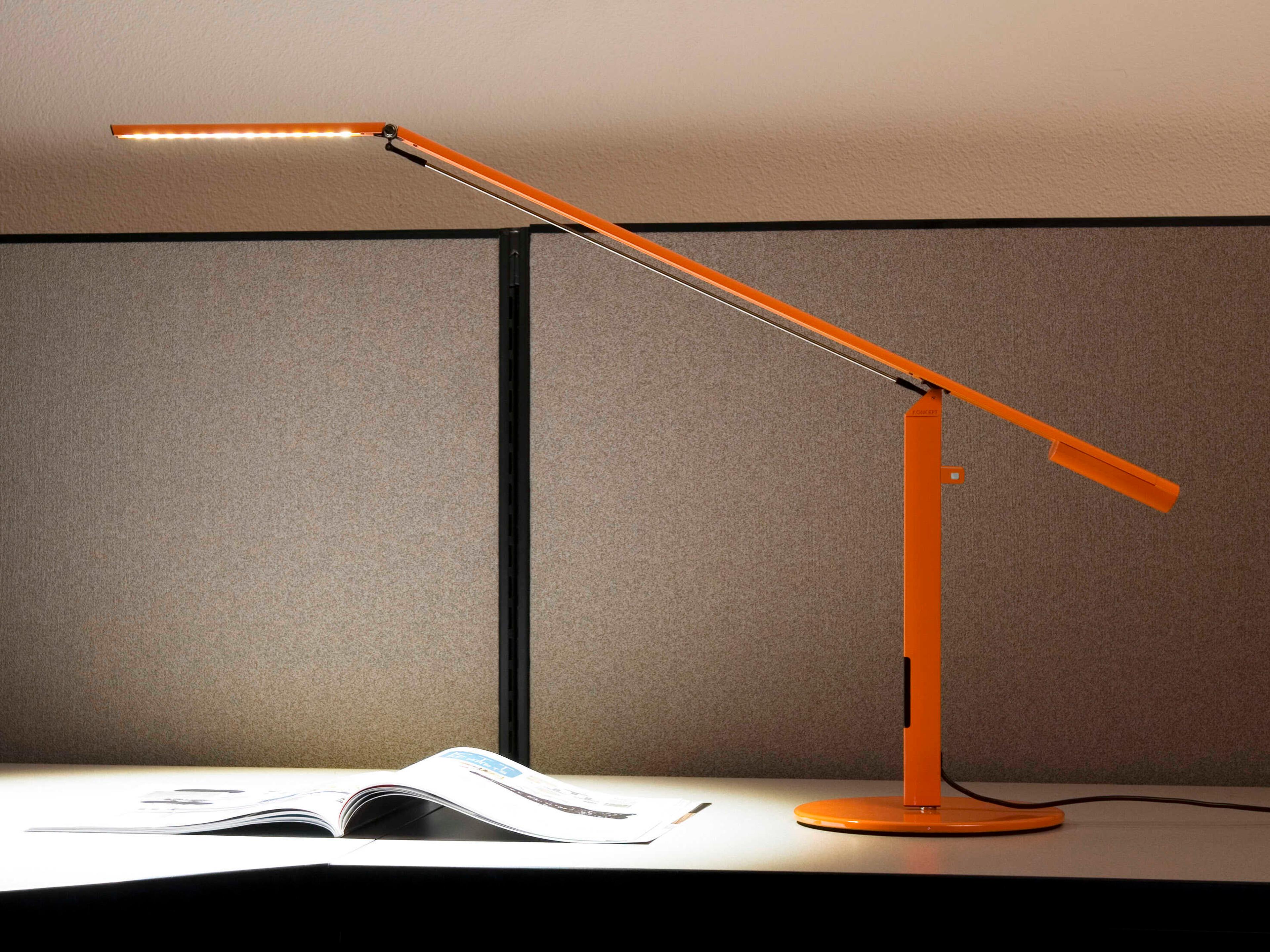 Koncept Equo LED Orange Desk Lamp